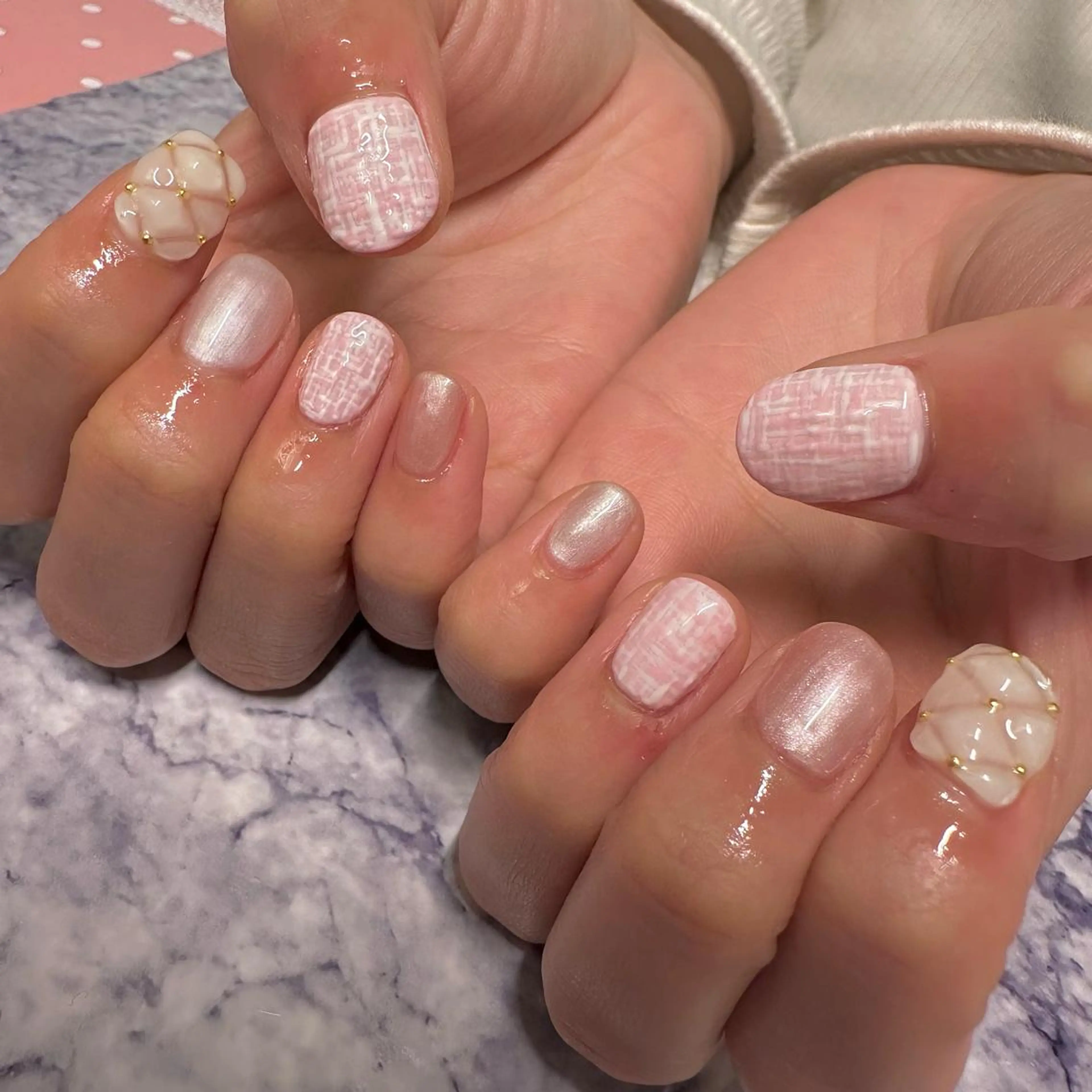 ネイル ハンドネイル Pretzels🥨 【プレッツェル】ミウのネイルデザイン