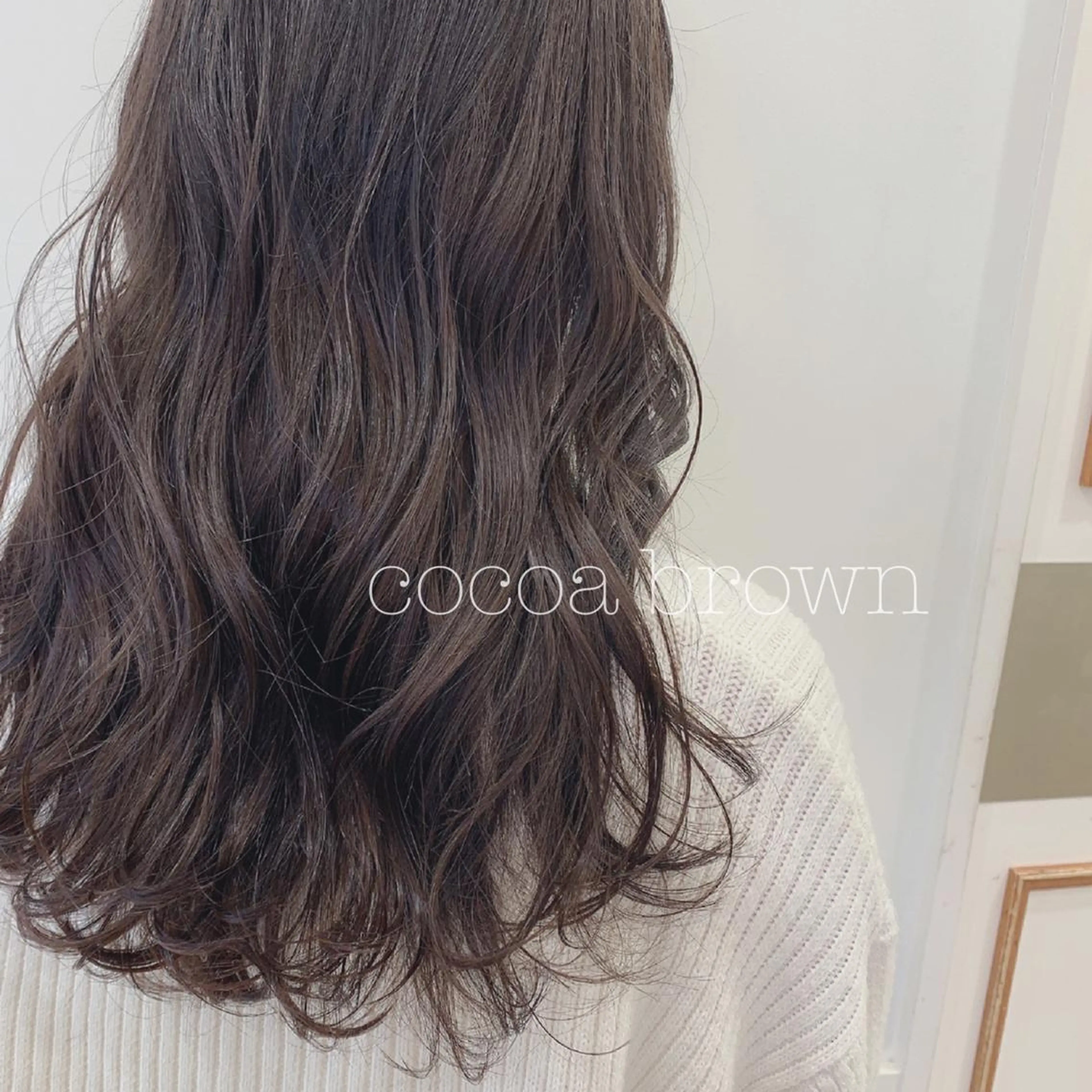 セミロング カラー ヘアカラー トリートメント ぱつっとボブ/ 小野あかねのその他イメージ