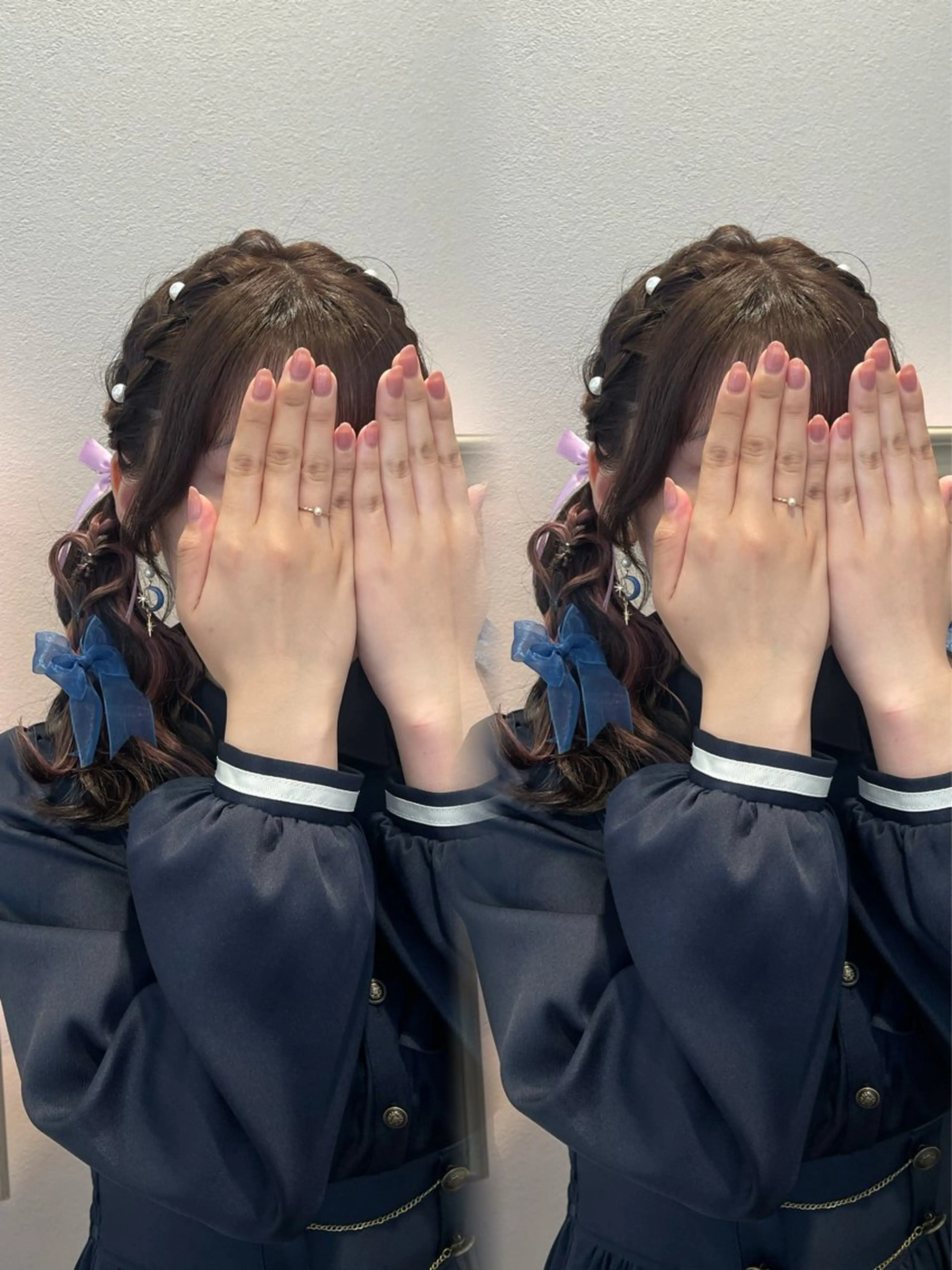 セミロング ヘアアレンジ ヘアセット 横浜アレンジ/メンズ カット/yuukaのヘアスタイル