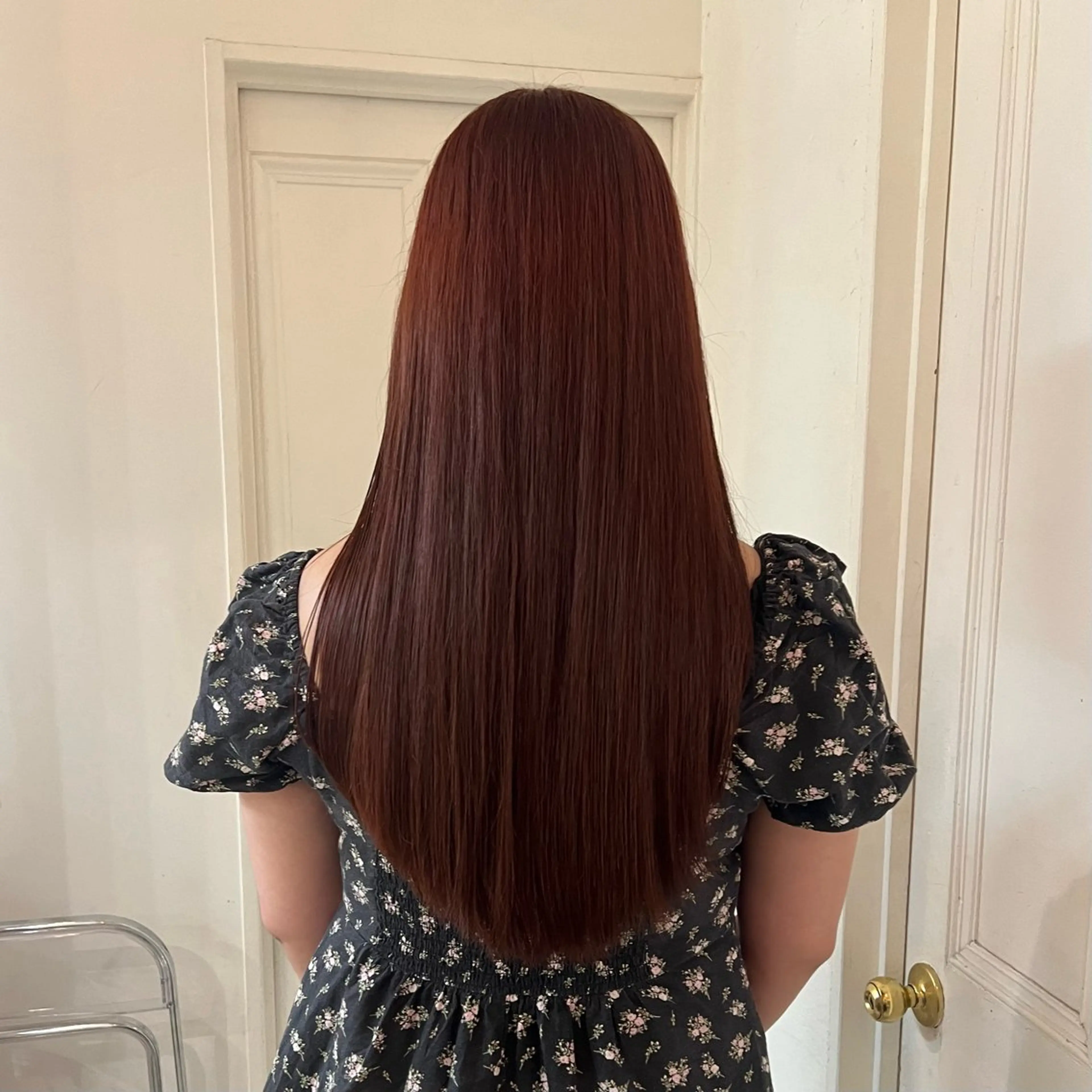 ロング カラー ブラウンカラー レッドカラー レッドブラウン ヘアカラー MARIKA 透明感 / 透け感ヘア🪄のヘアスタイル