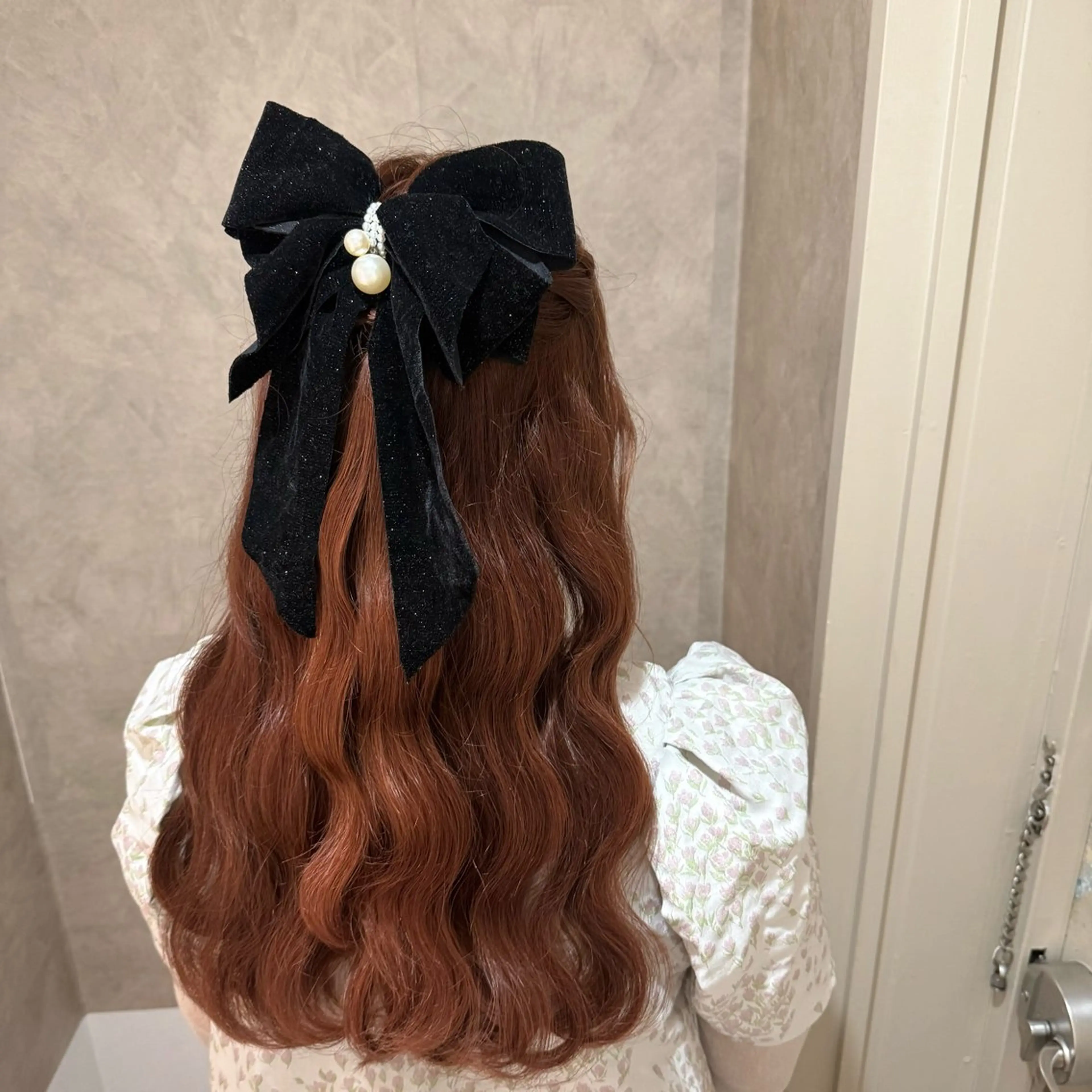 ロング ヘアアレンジ 成人式 ハーフアップ 結婚式・ブライダル ヘアセット 褒められヘアメイク /‎ボブ女子🐶みおのその他イメージ