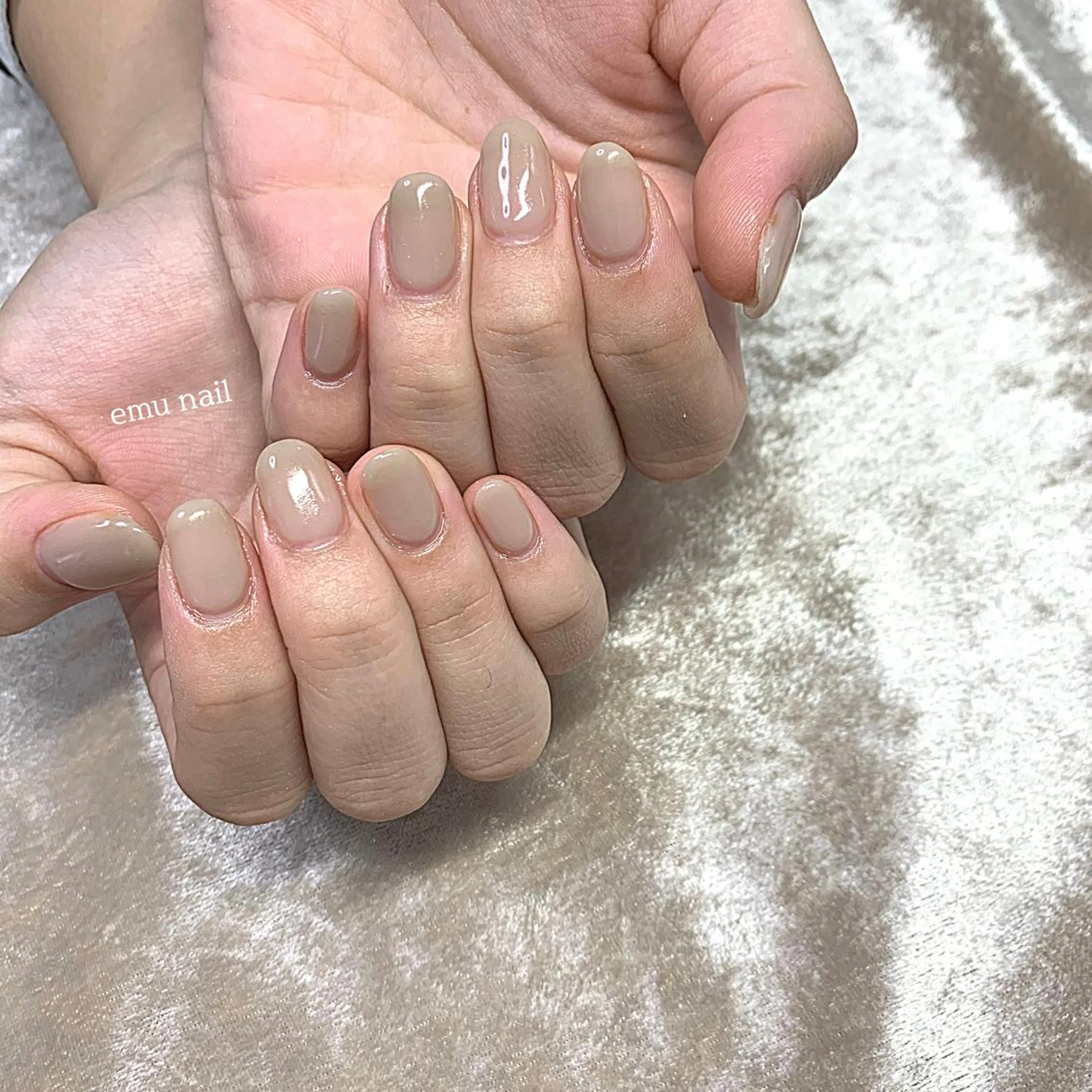 ネイル ワンカラーネイル emu nailのネイルデザイン