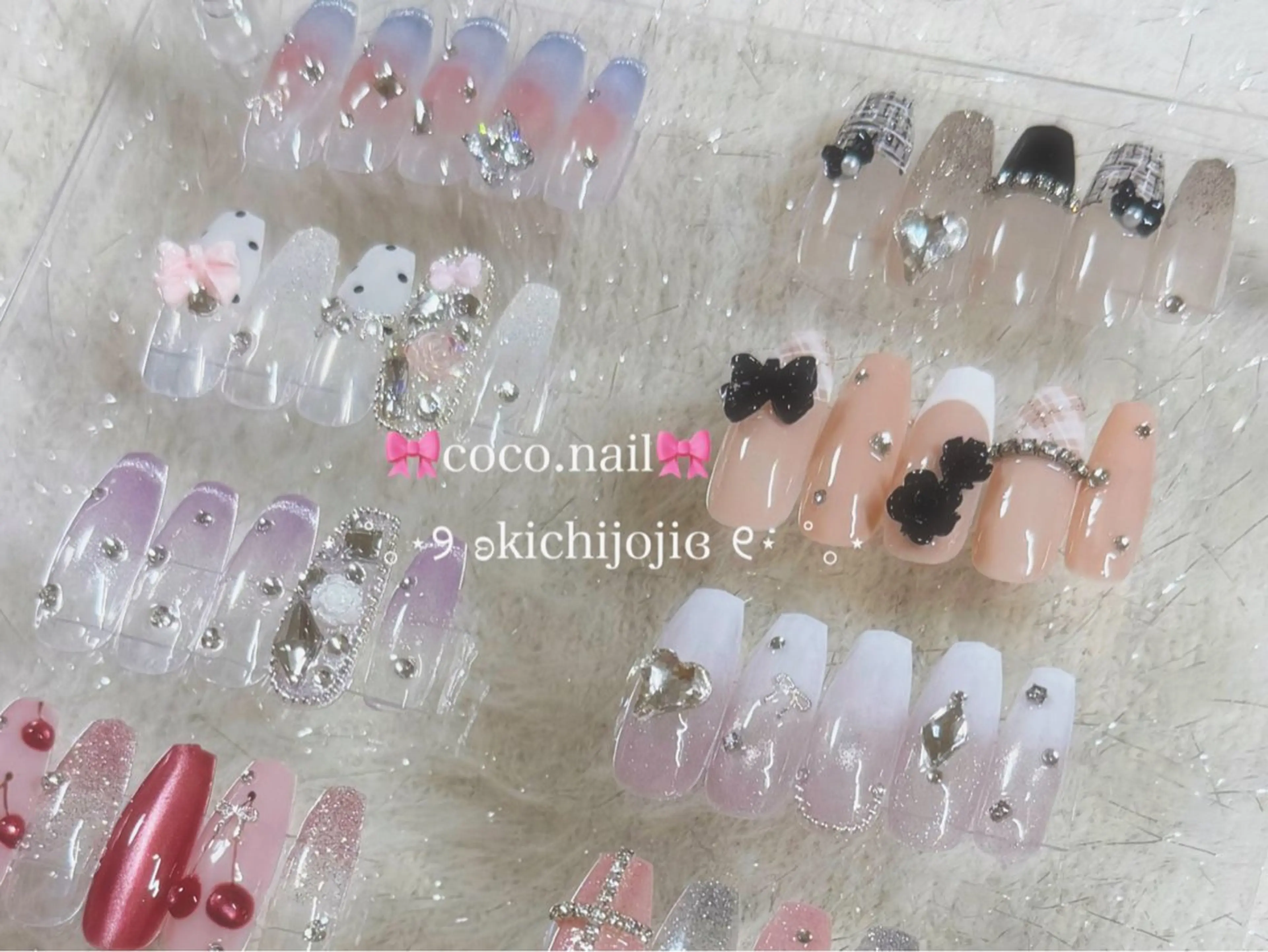 ネイル ハンドネイル coco.nail/ y2k/ワンホンのネイルデザイン