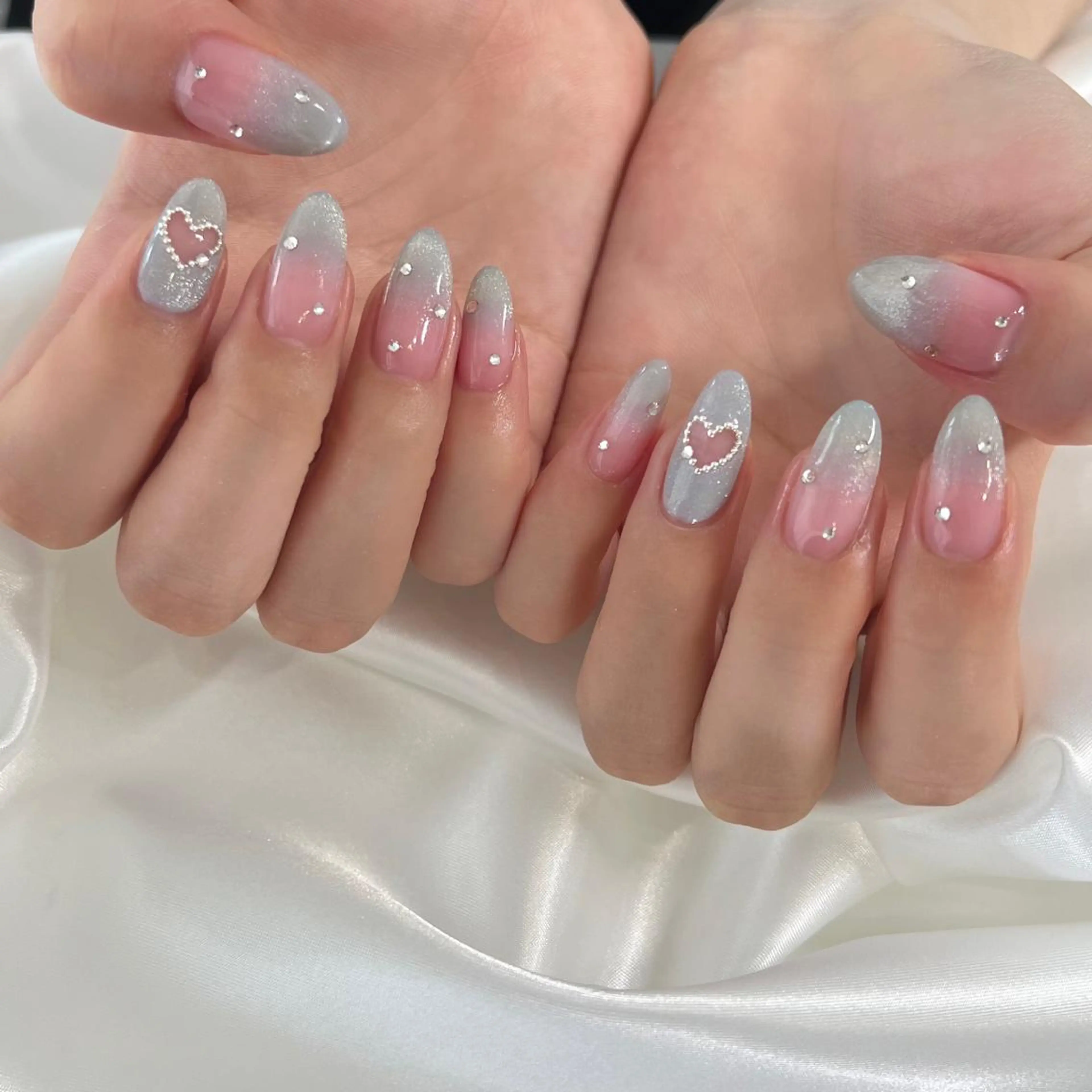 セミロング ネイル マツエク・マツパ REVIA_nail maiのネイルデザイン