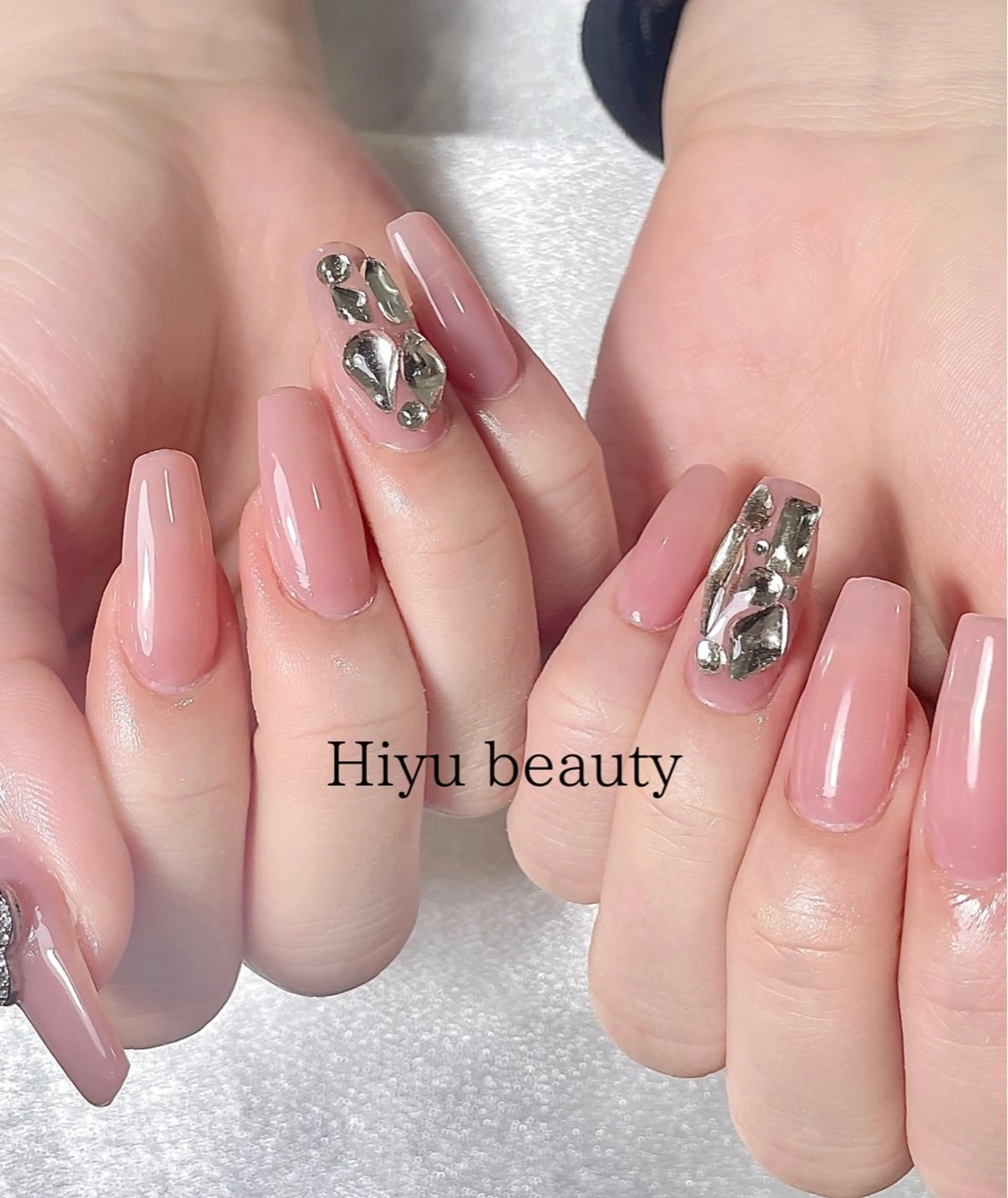 【チップ長さ出し】 アート6本＋パーツ（数少なめ）　￥10,800⇒¥9,580の写真