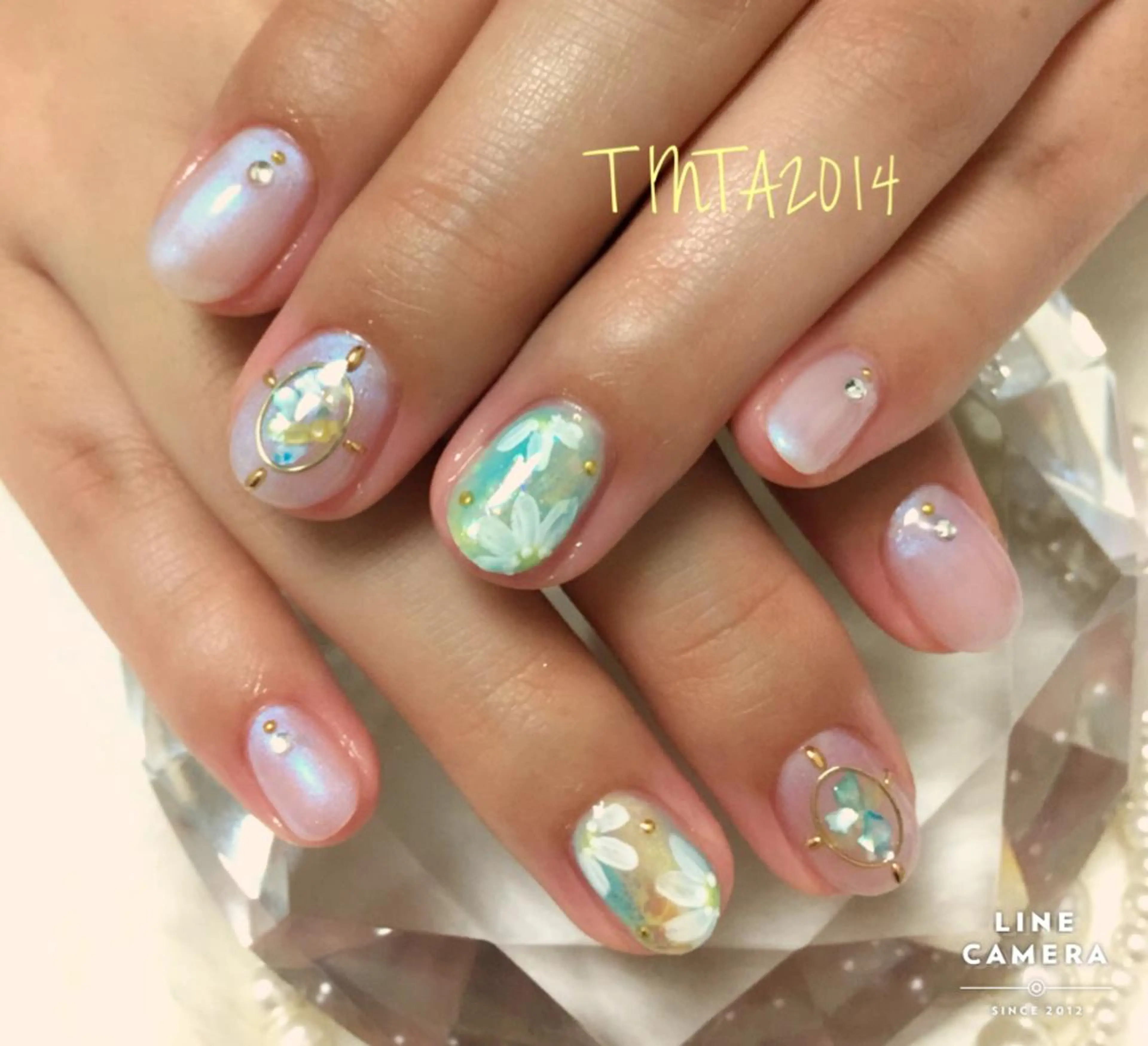 ネイル フラワーネイル ネイルサロン ティンタ所属・馬場 典子のネイルデザイン