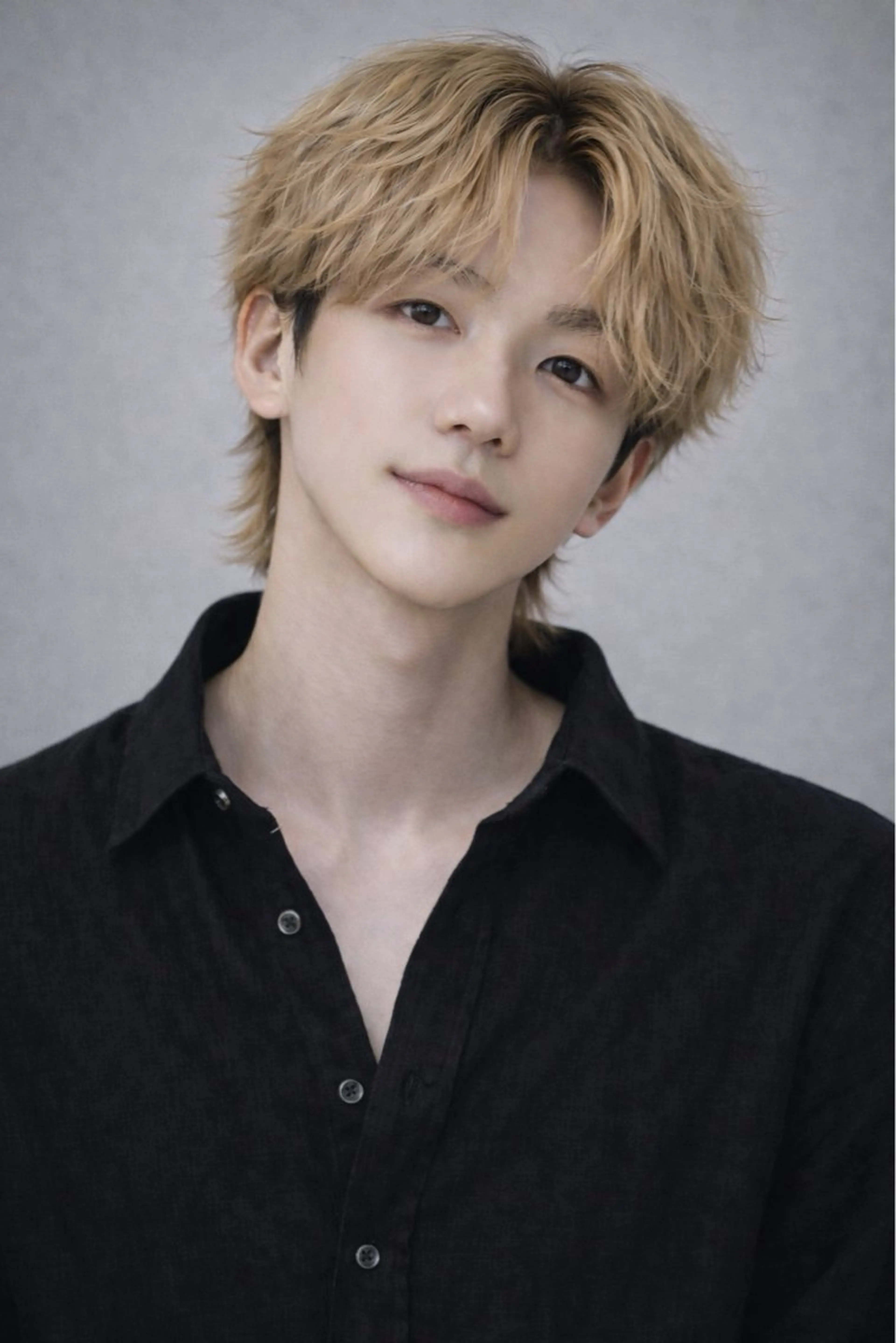 ミディアム カラー ヘアアレンジ メンズ センターパート メンズウルフカット ベージュカラー ミルクティーベージュ ウルフカット カット ヘアカラー ブリーチパーマ職人 Coshoのヘアスタイル