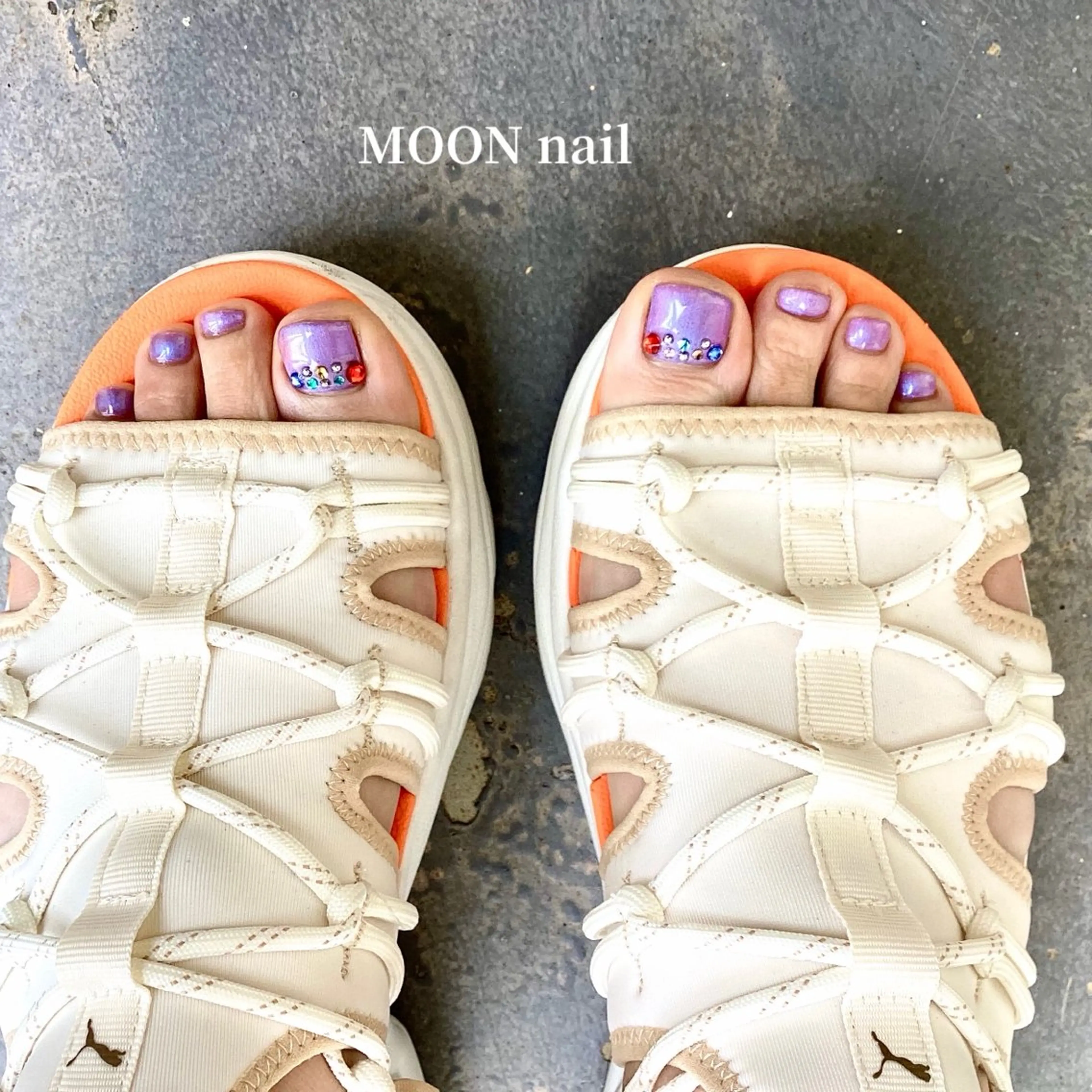 ネイル フットネイル 浦添 MOON  nailのネイルデザイン