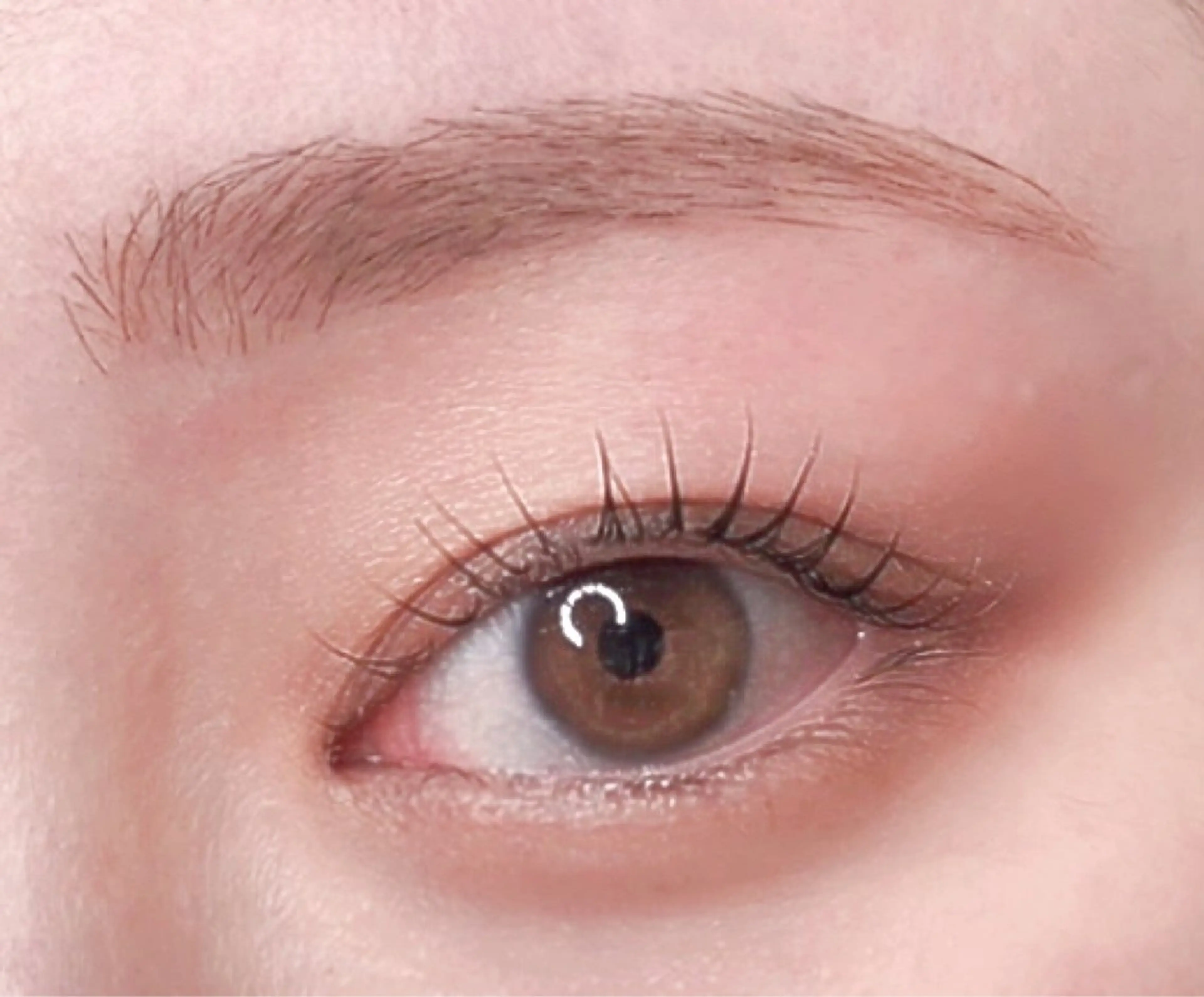 まつげパーマ＋美眉スタイリングの写真