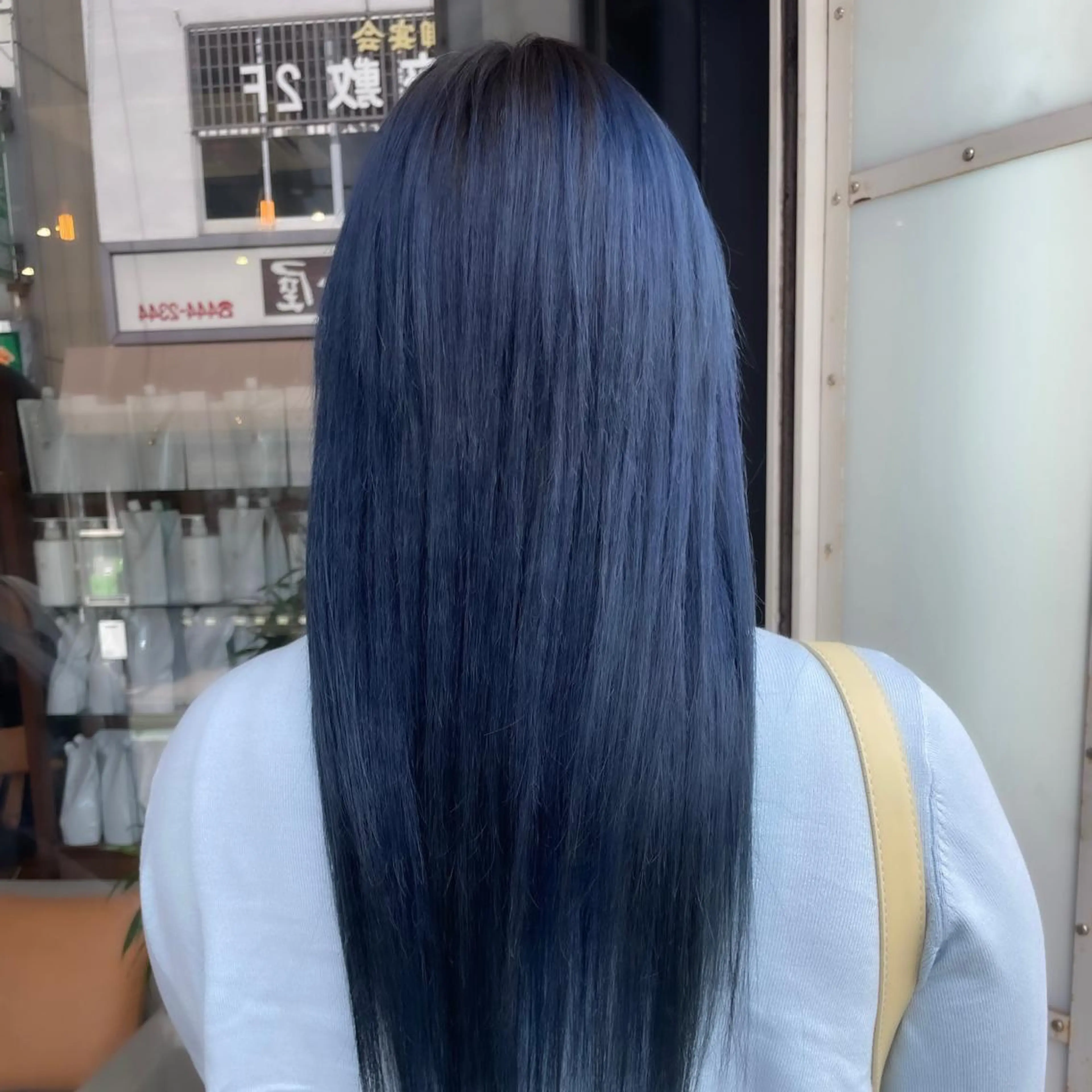 ロング カラー ブリーチ ヘアカラー いまじゅく あおいのヘアスタイル