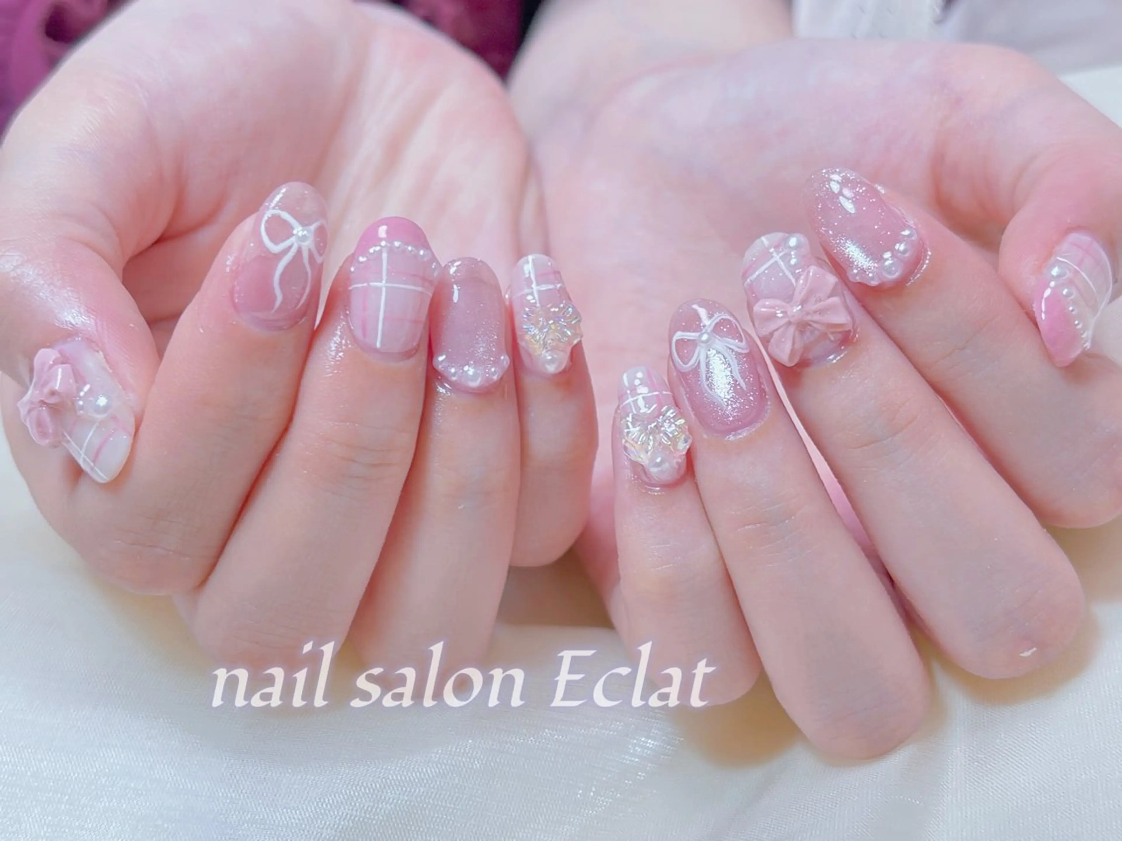 ネイル ネイルサロンエクラ 🫧Shizukaのネイルデザイン