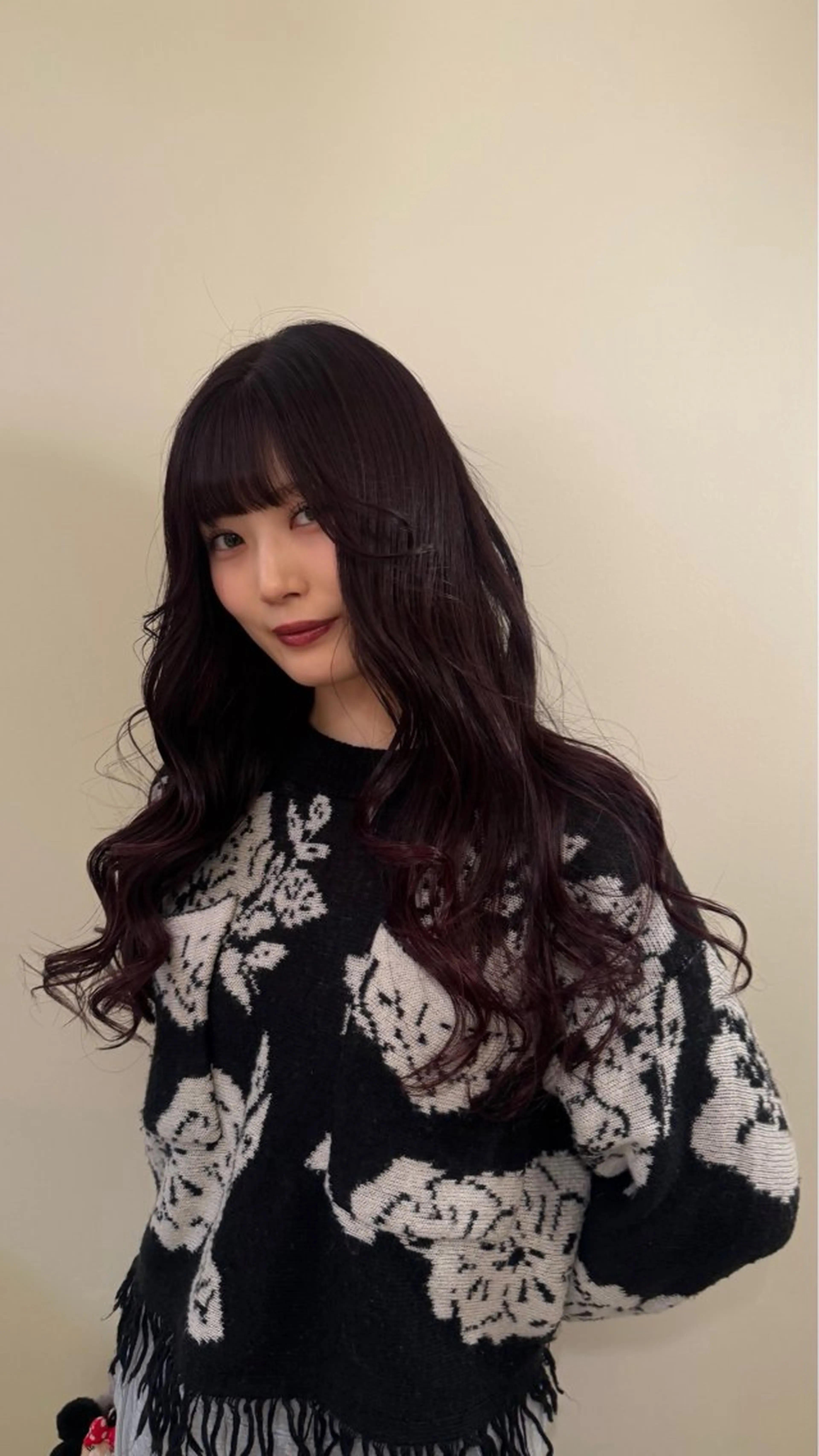 カラー ヘアカラー トリートメント ピエドプール NINAのヘアスタイル