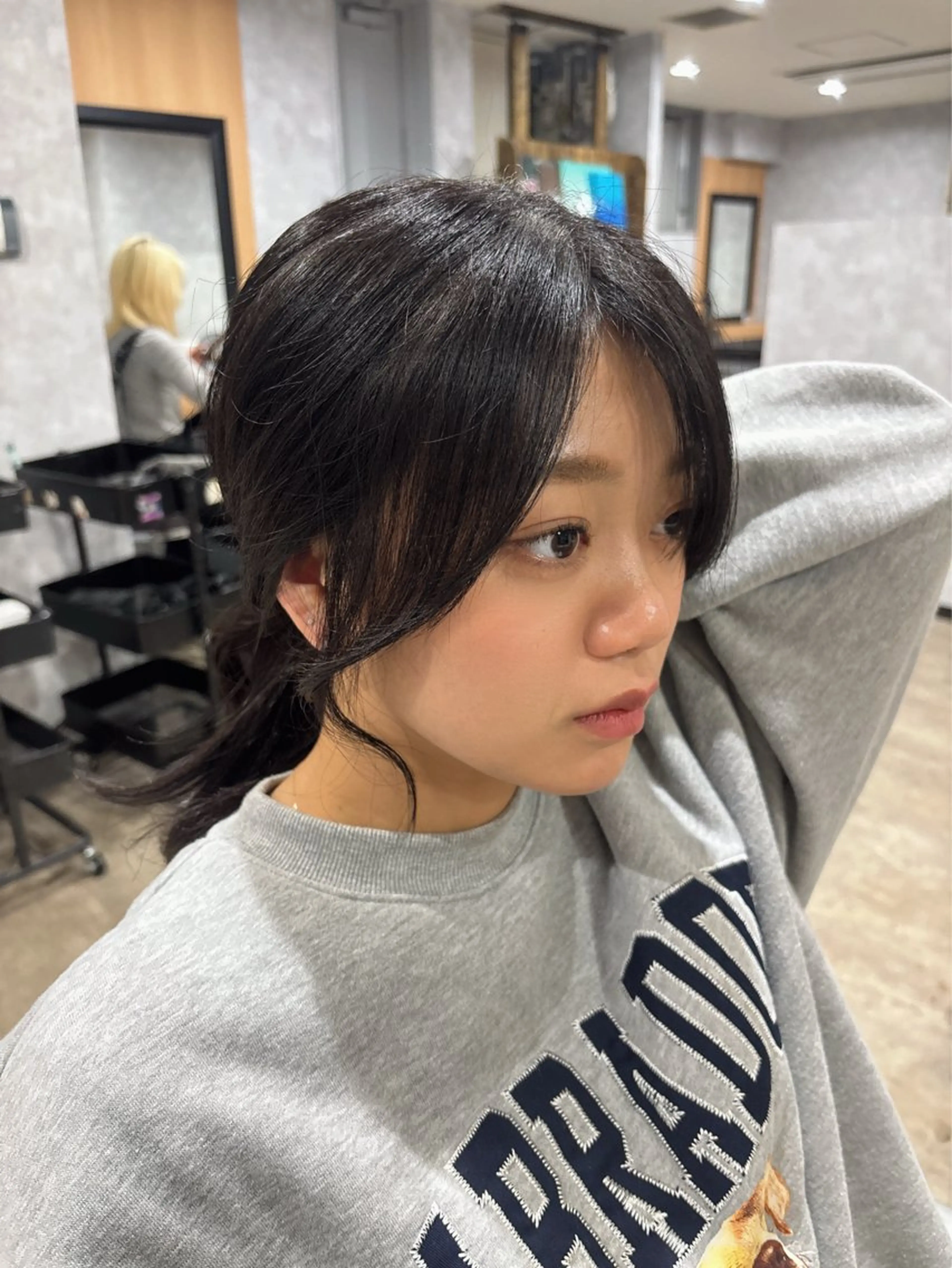 カラー La fith hair ray 札幌店所属・顔まわり/W カラー/リョウのヘアスタイル