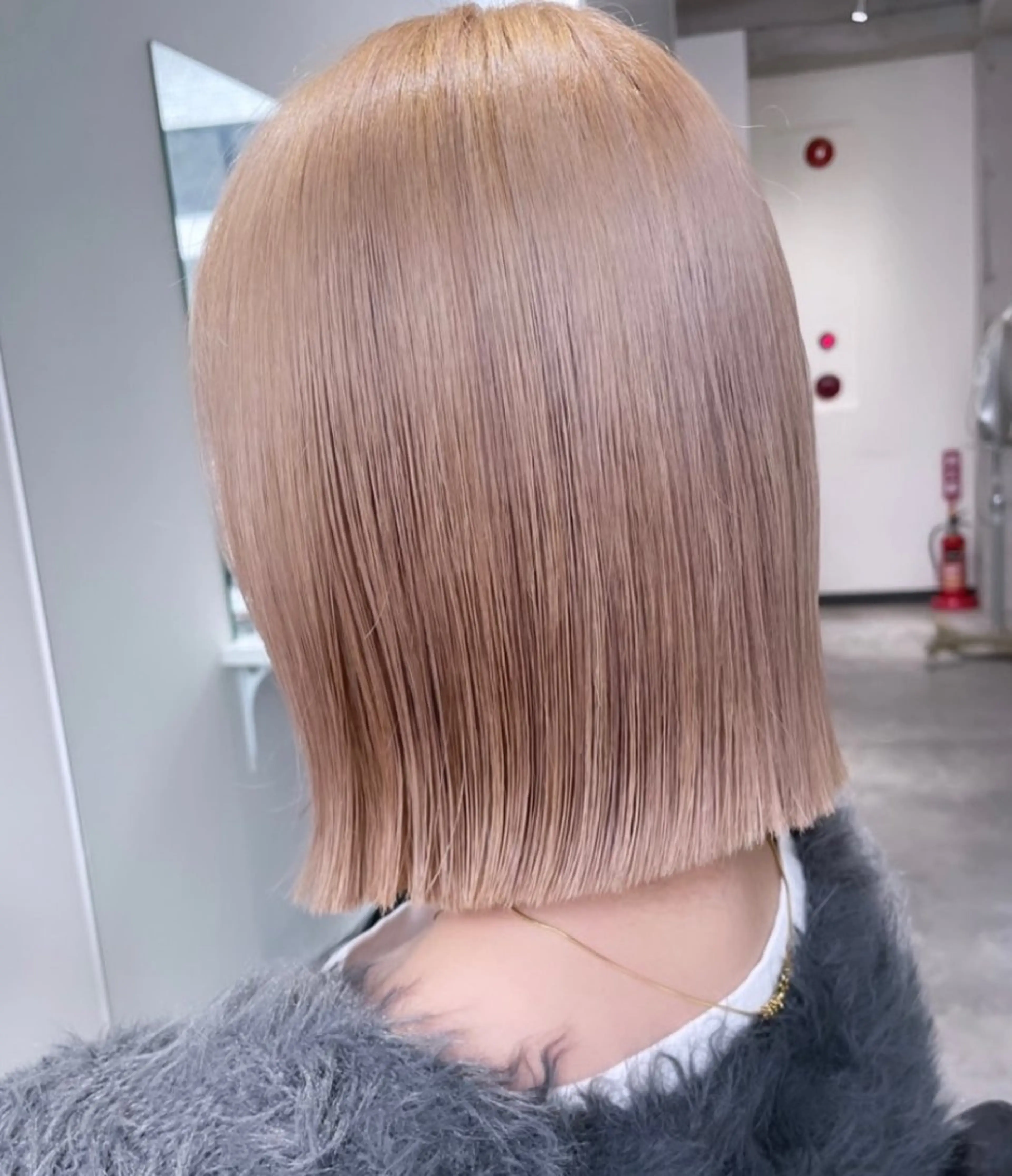 ミディアム カラー ハイトーンカラー カット ヘアカラー risako🇰🇷 韓国ヘア/レイヤーのヘアスタイル