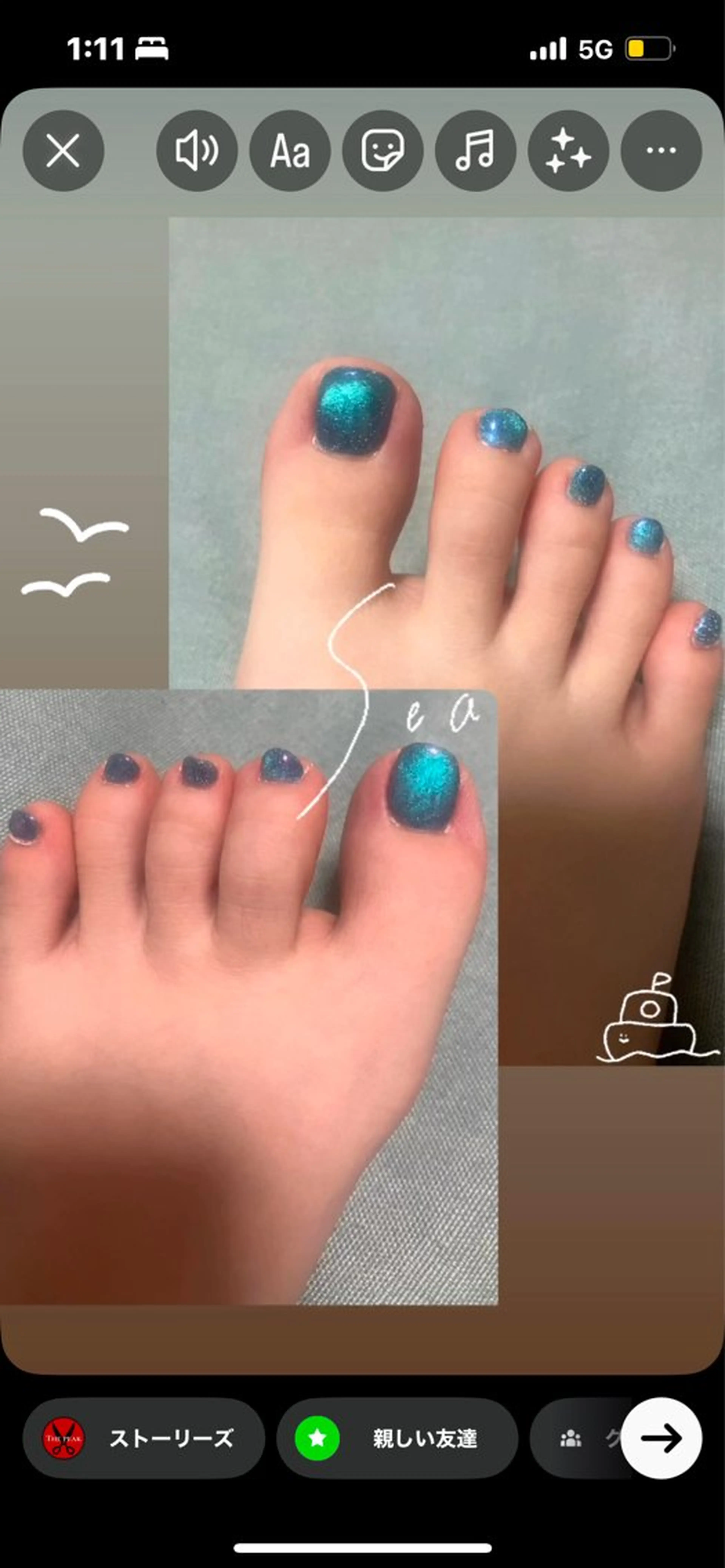 ネイル 米倉理容所属・THE PEAKのネイルデザイン