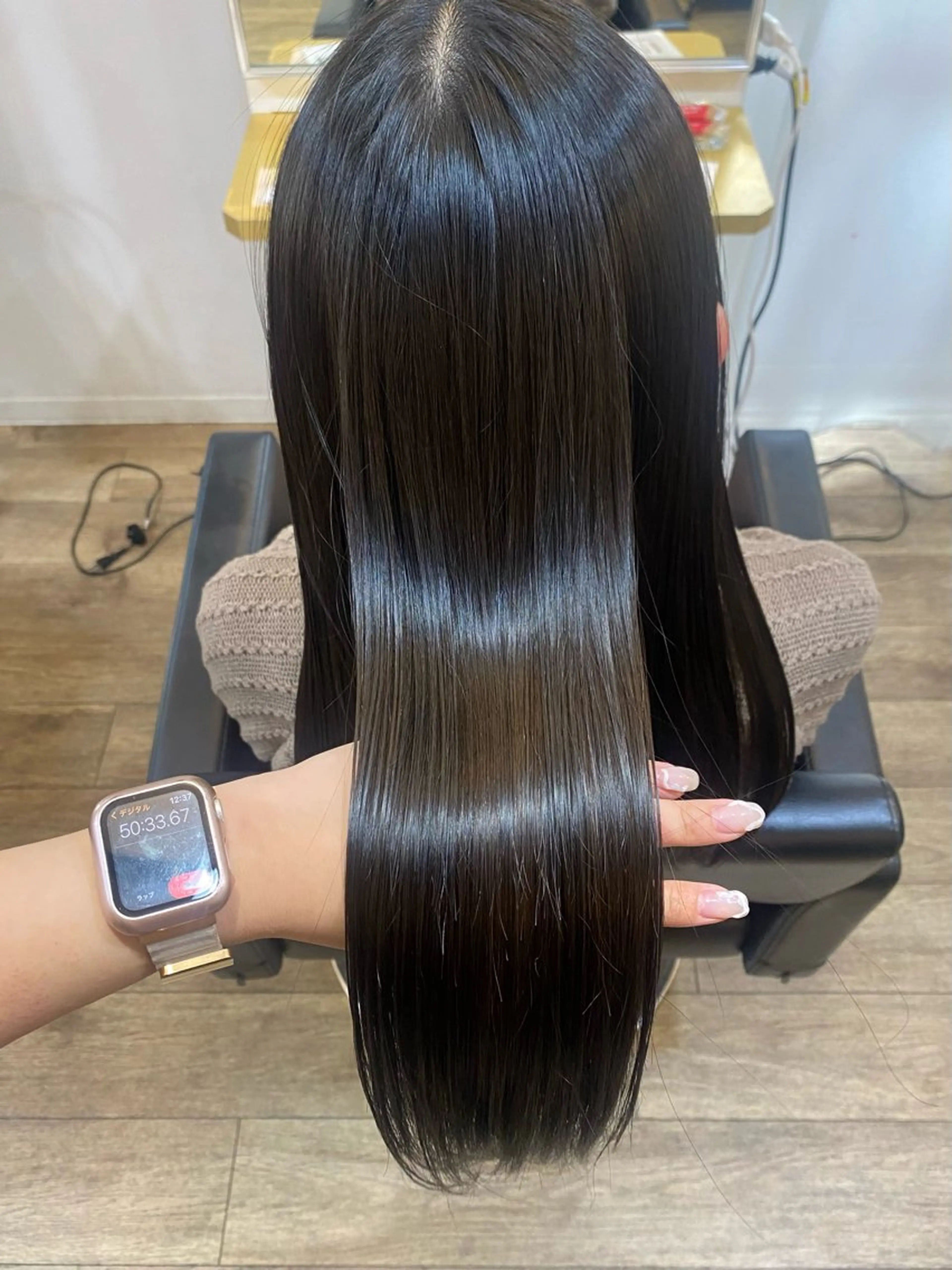 ロング 髪質改善 縮毛矯正 トリートメント 酸性ストレート カット 縮毛矯正 みやび/透明感カラー /髪質改善のその他イメージ