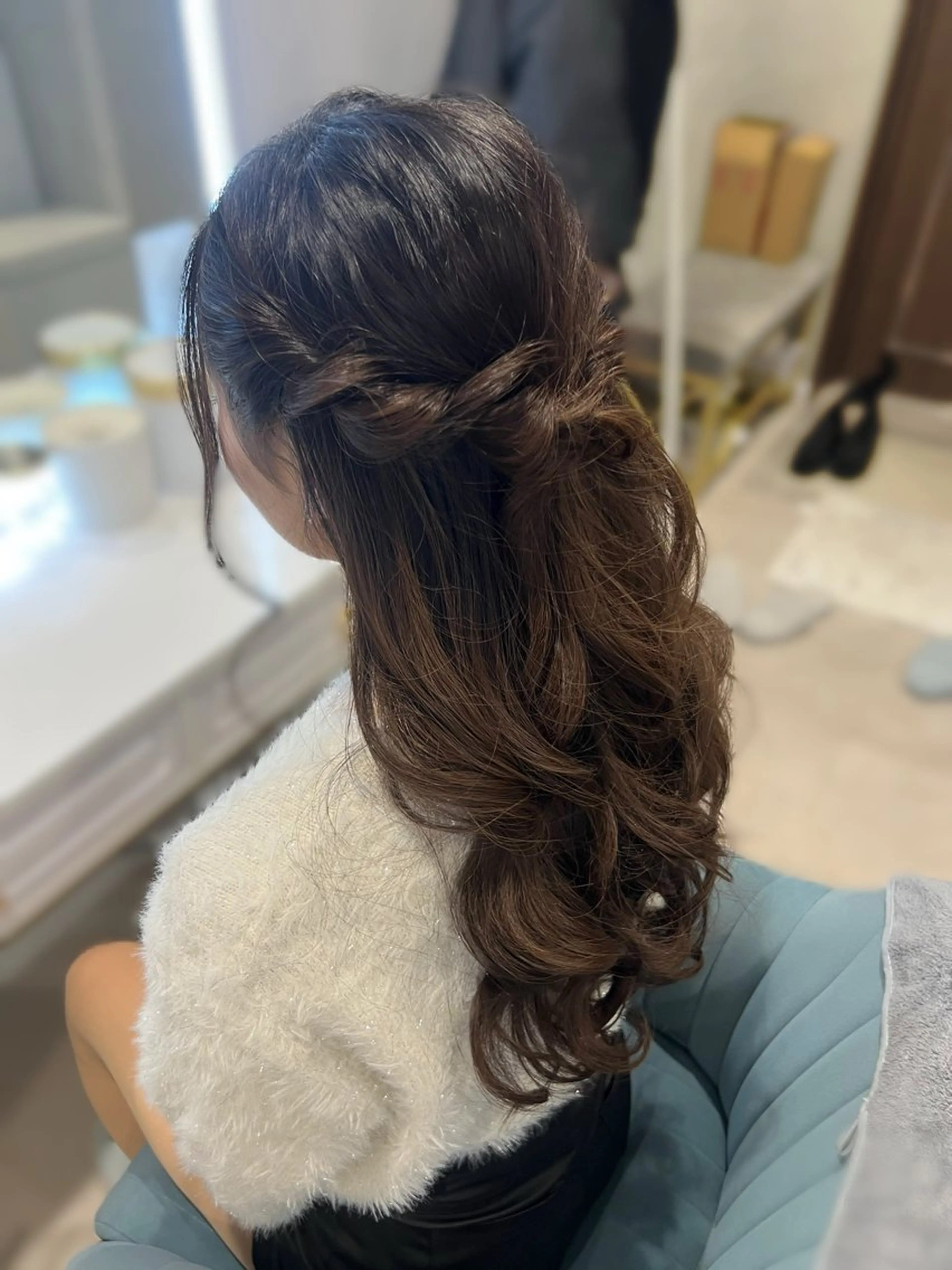 ハーフアップ♡の写真