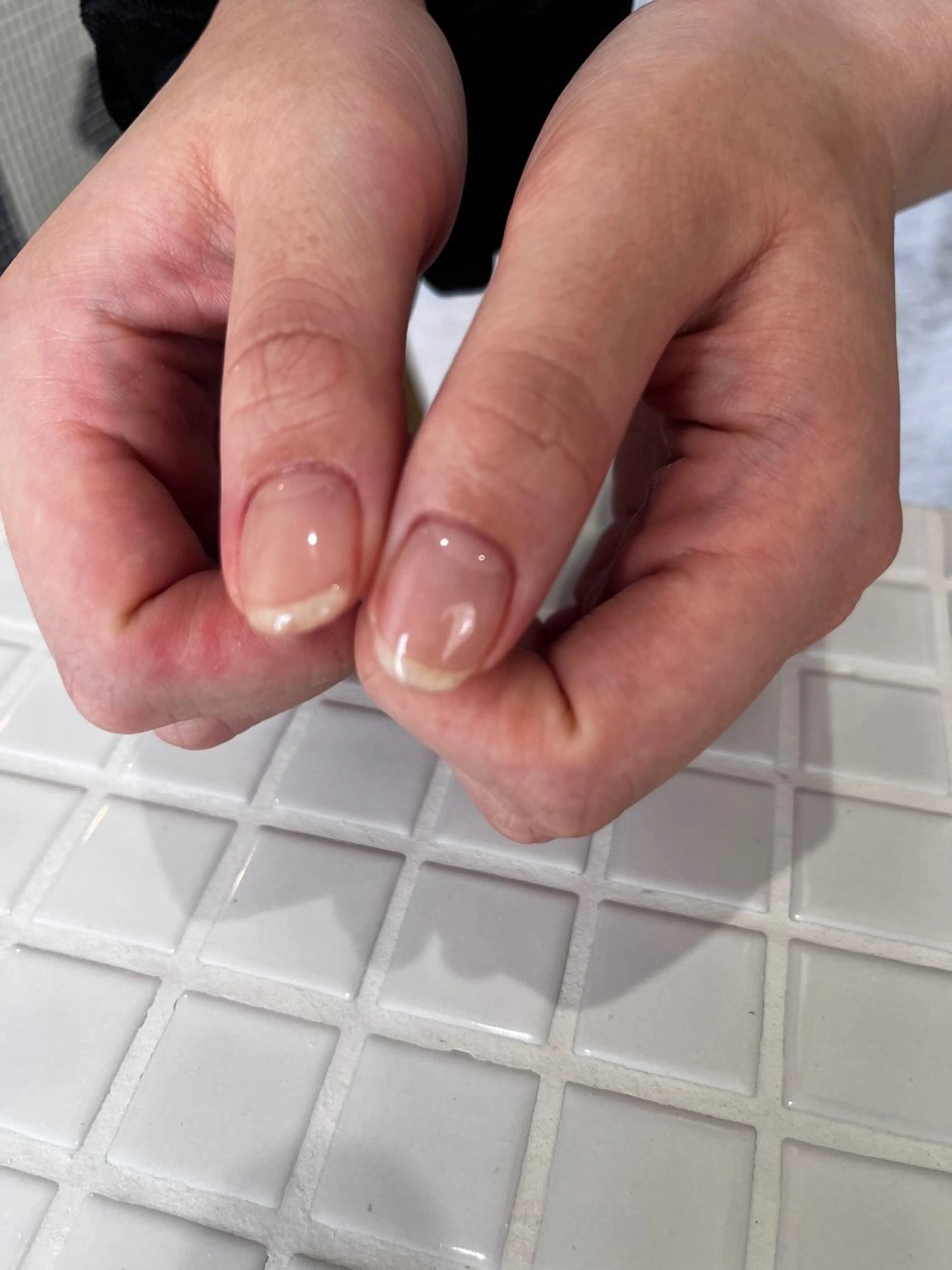 ネイル クリアネイル ハンドネイル 深井 文音のネイルデザイン