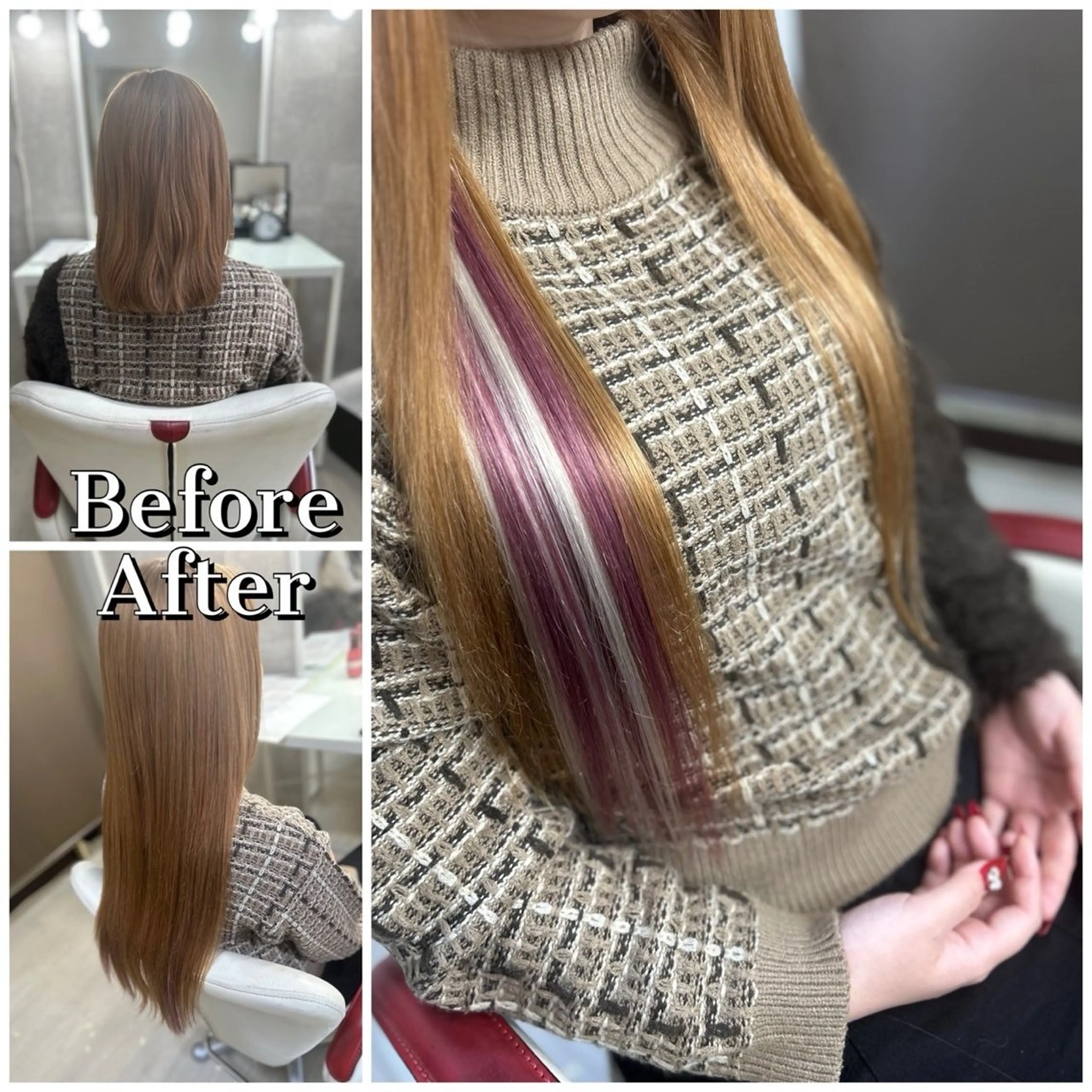 ロング エクステ ドレスアップ心斎橋店所属・🌸ドレスアップ 心斎橋店🌸のヘアスタイル