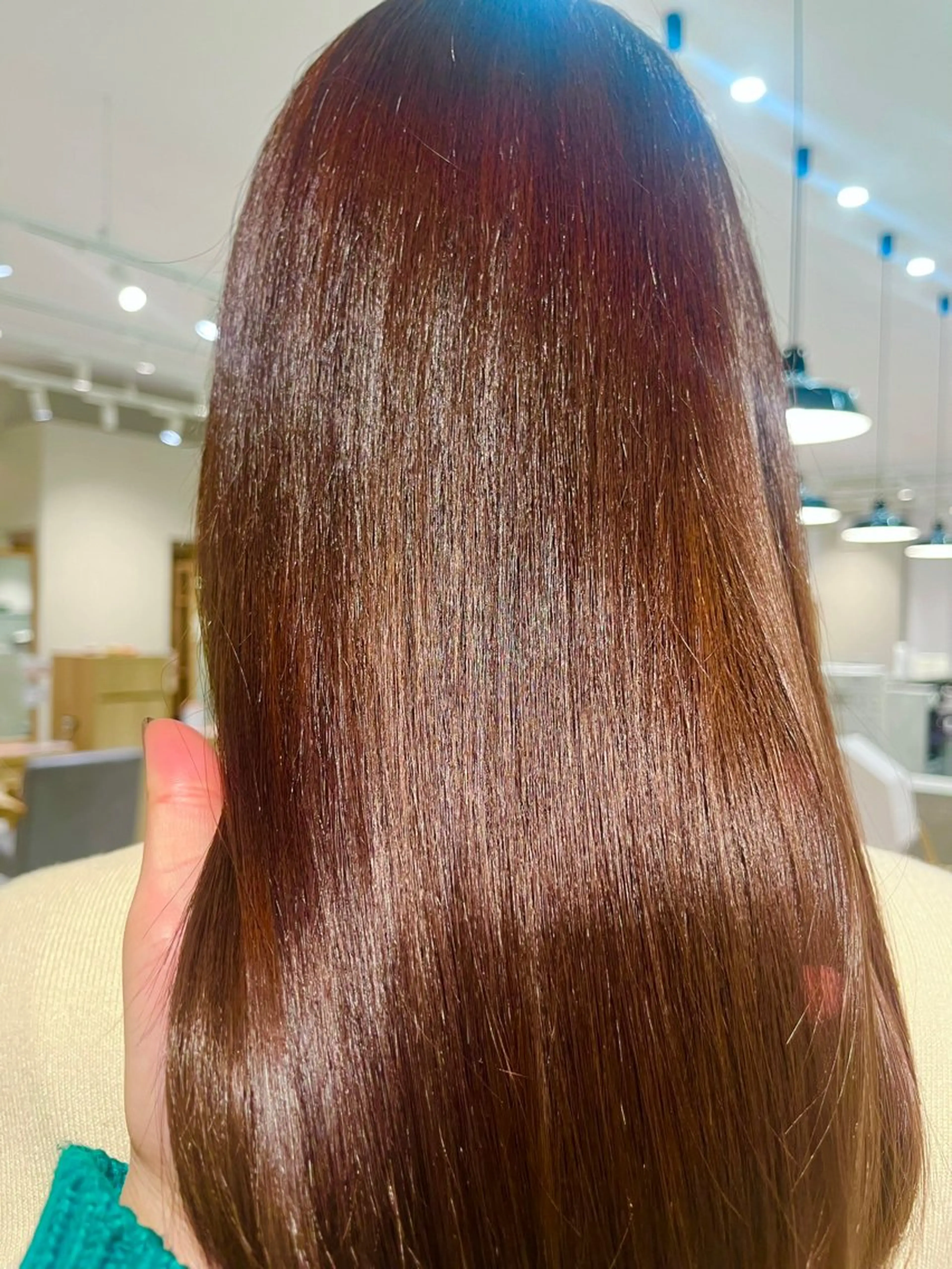 ロング カラー 森 理音のヘアスタイル