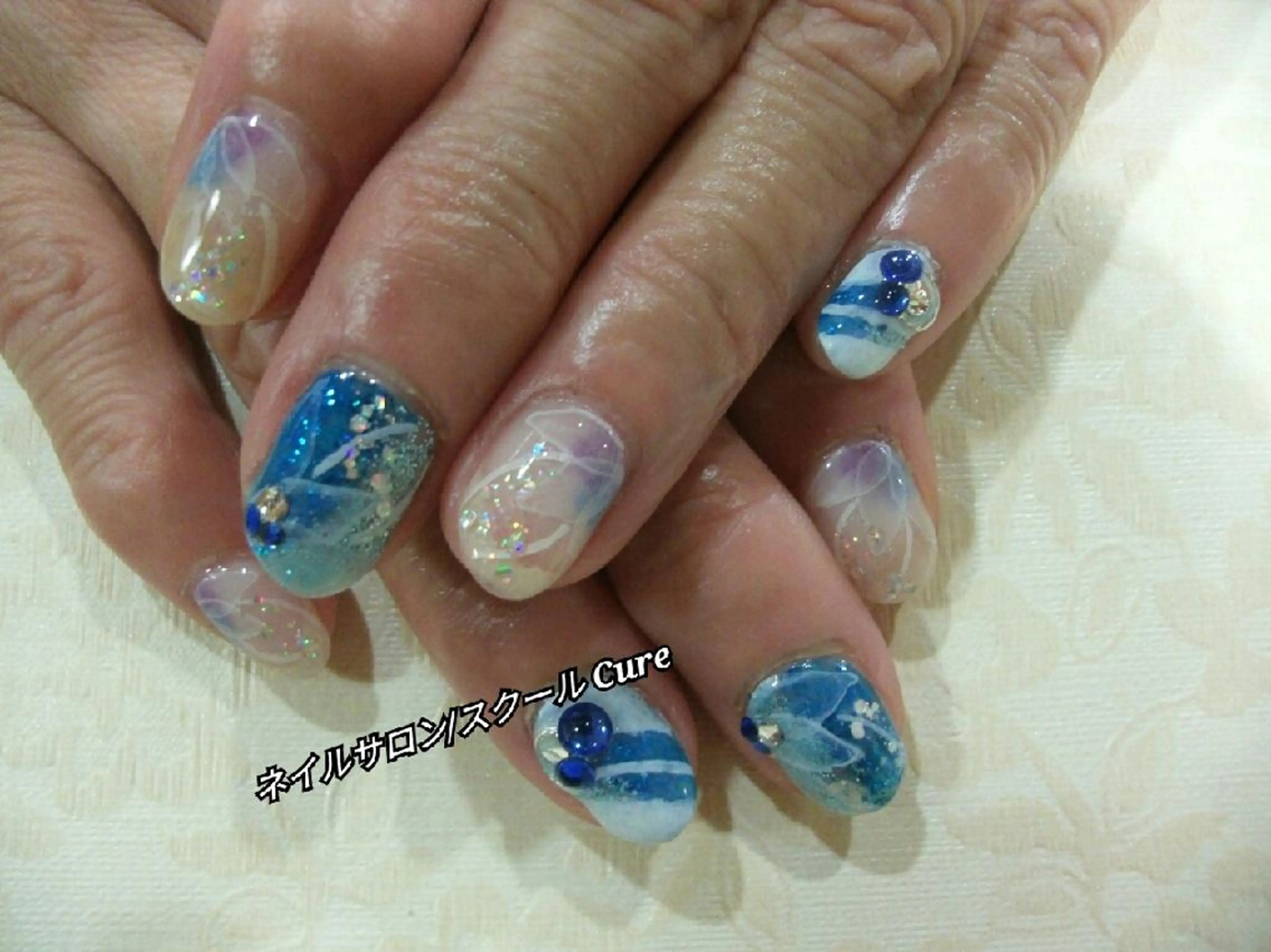 ショート ネイル ネイルサロン Cureのネイルデザイン