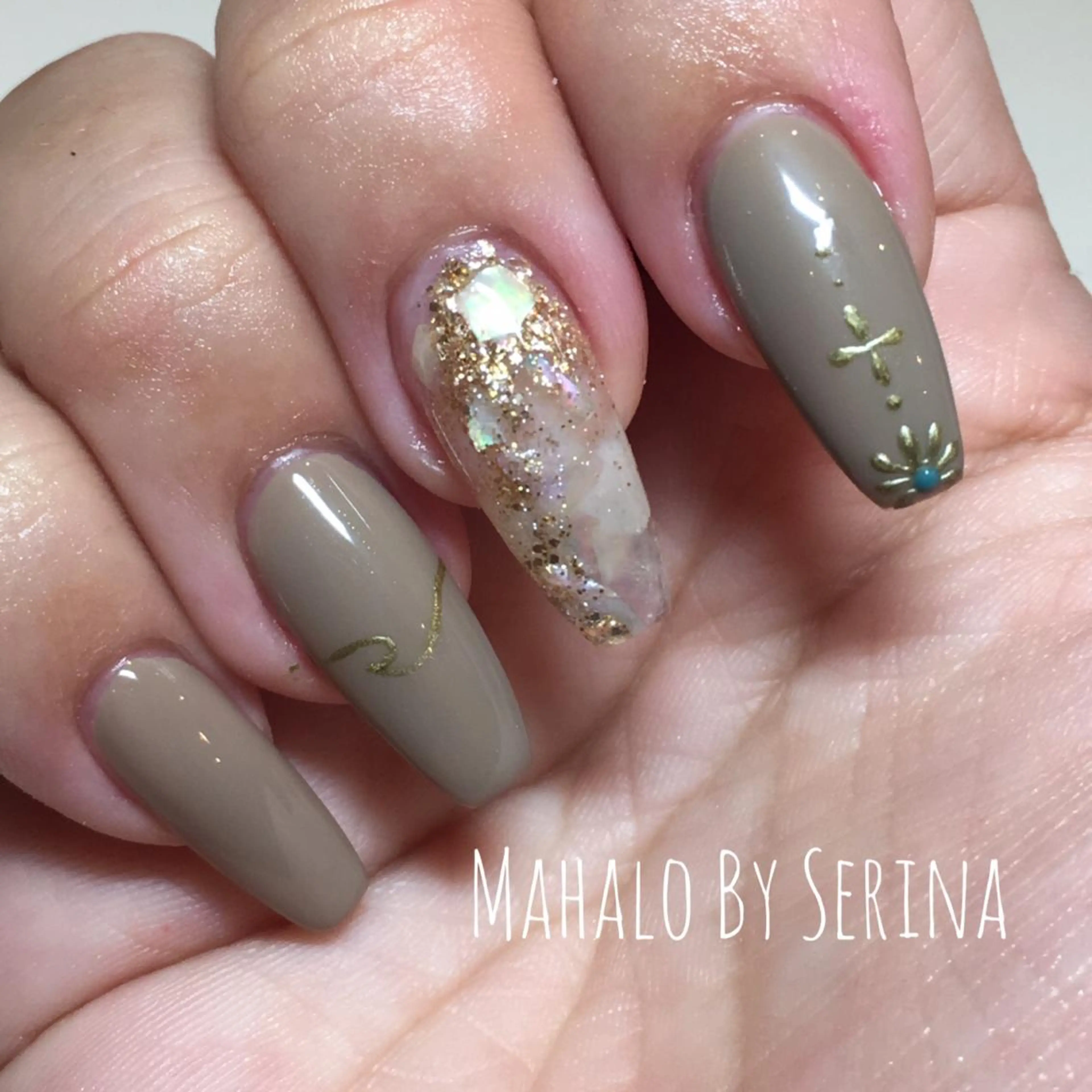 ロング ネイル SUNNY BAE. SERINAのネイルデザイン