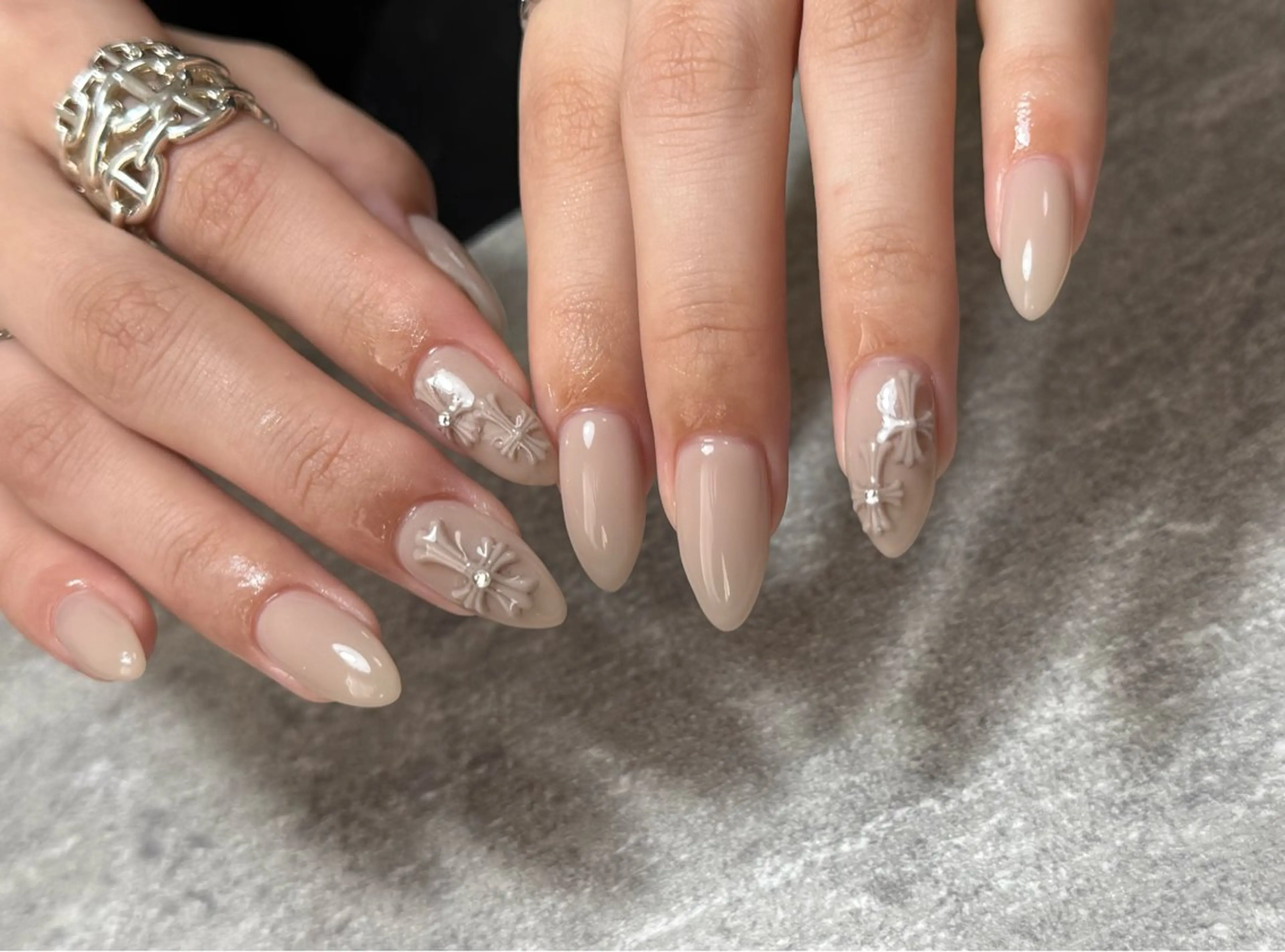 ネイル ハンドネイル three 0 nail spaceのネイルデザイン