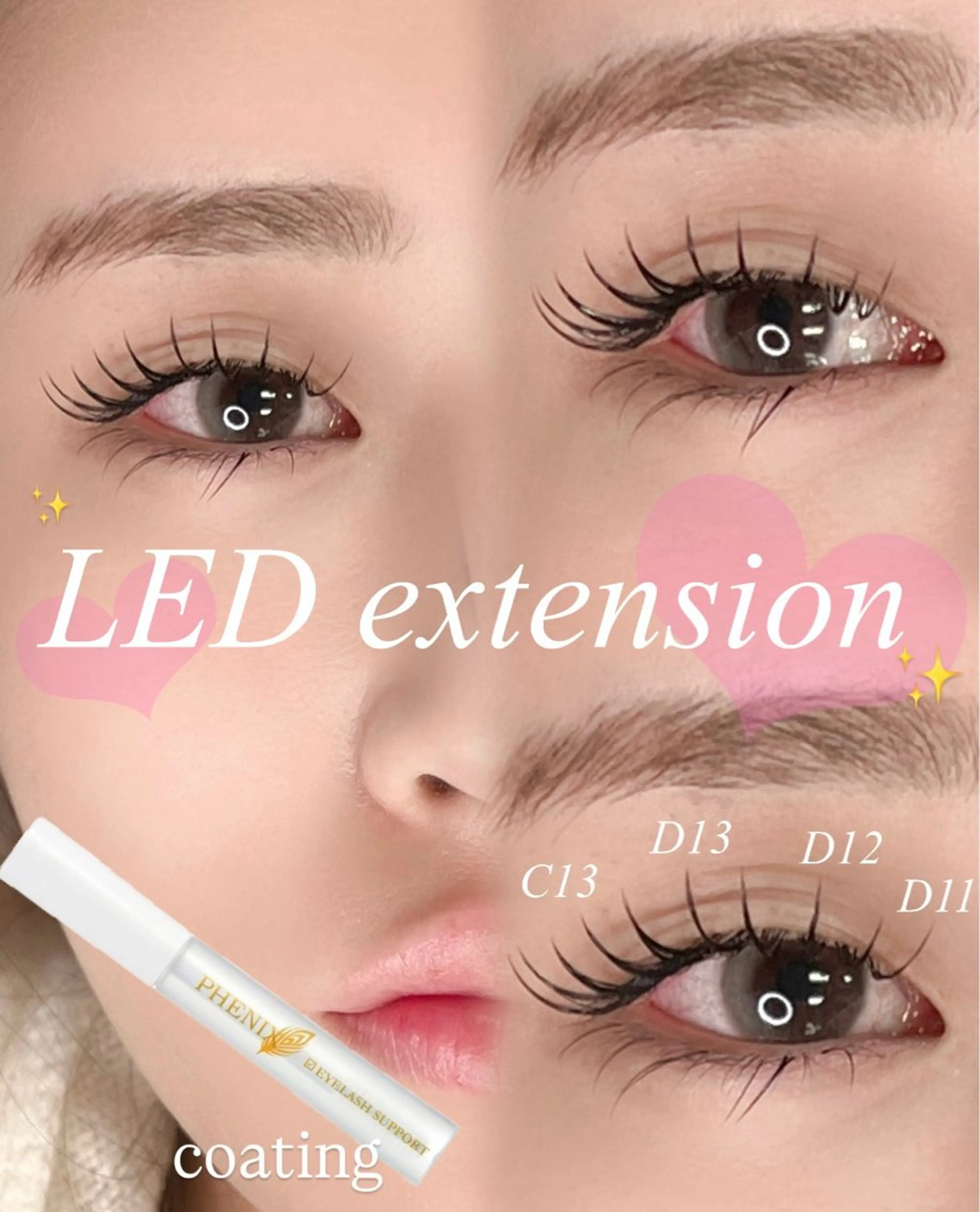 マツエク・マツパ Dカール Uni所属・Uni恵比寿🎀 saoriのマツエク・マツパデザイン