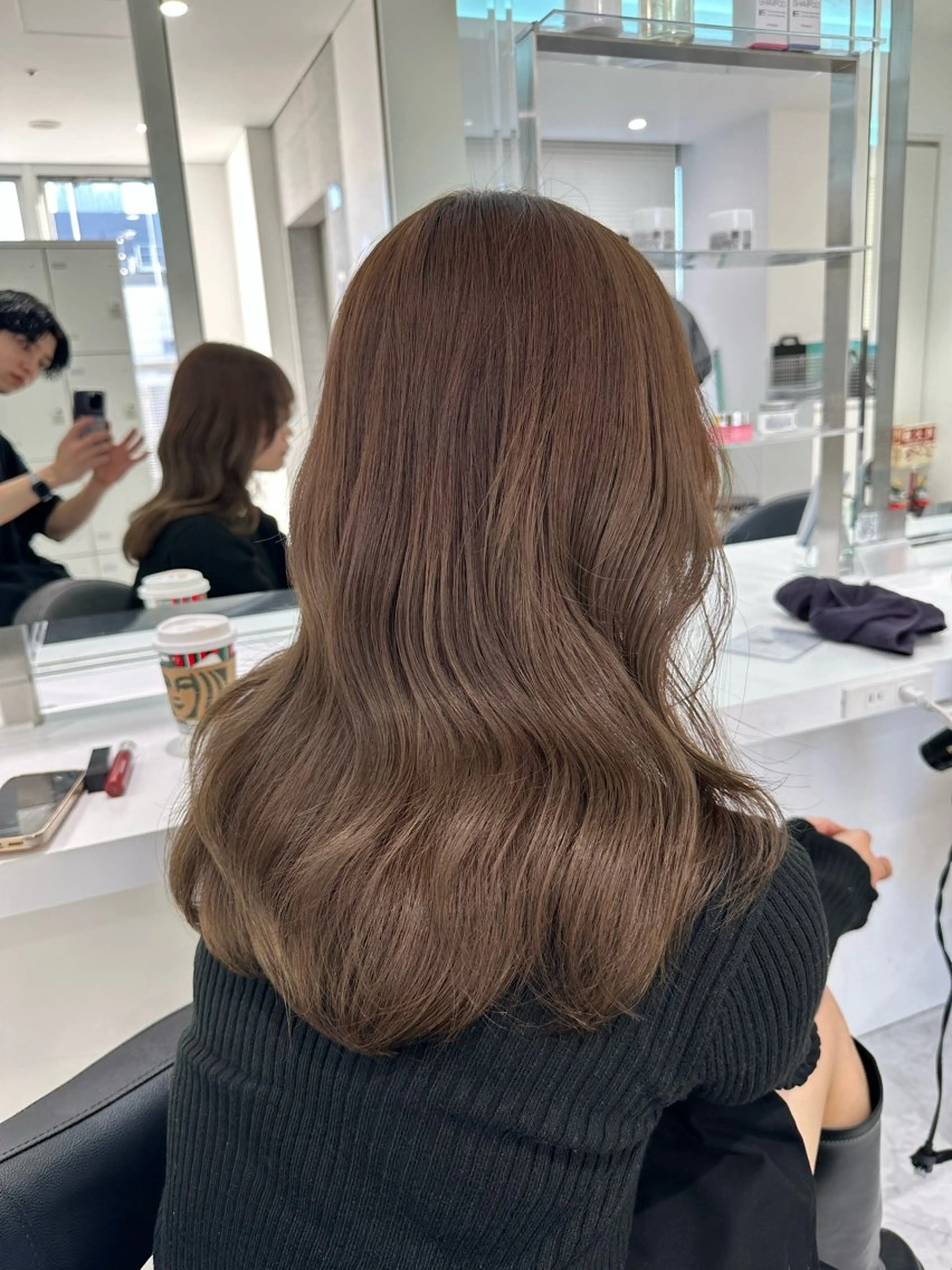 ロング カラー メンズ ヘアカラー ♡上品韓国髪♡ブラ ウン/SAYATOのヘアスタイル