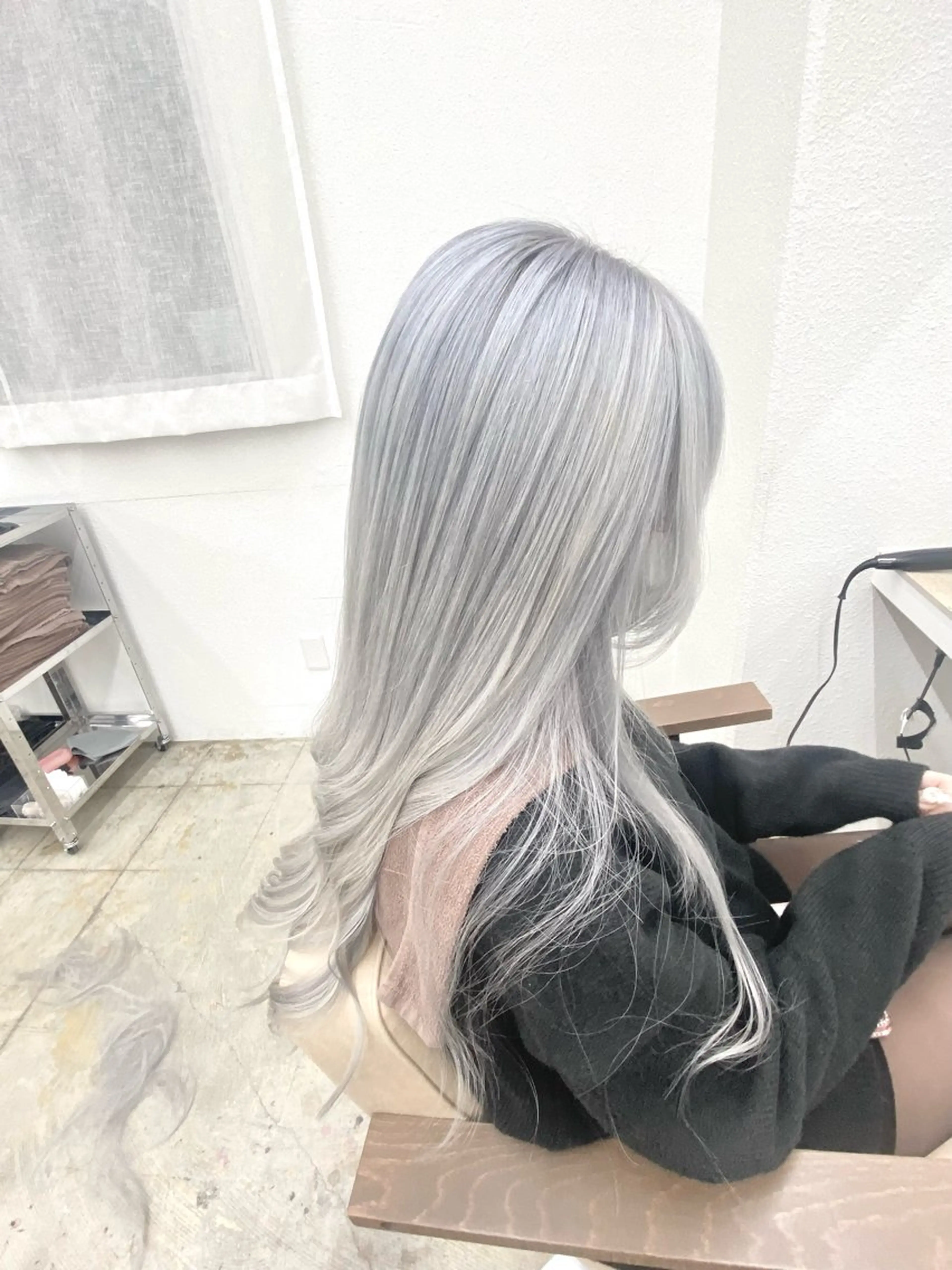 ロング カラー ブリーチ カット ヘアカラー トリートメント BOB🌟ハイトーン /ブリーチ/TAKUのヘアスタイル