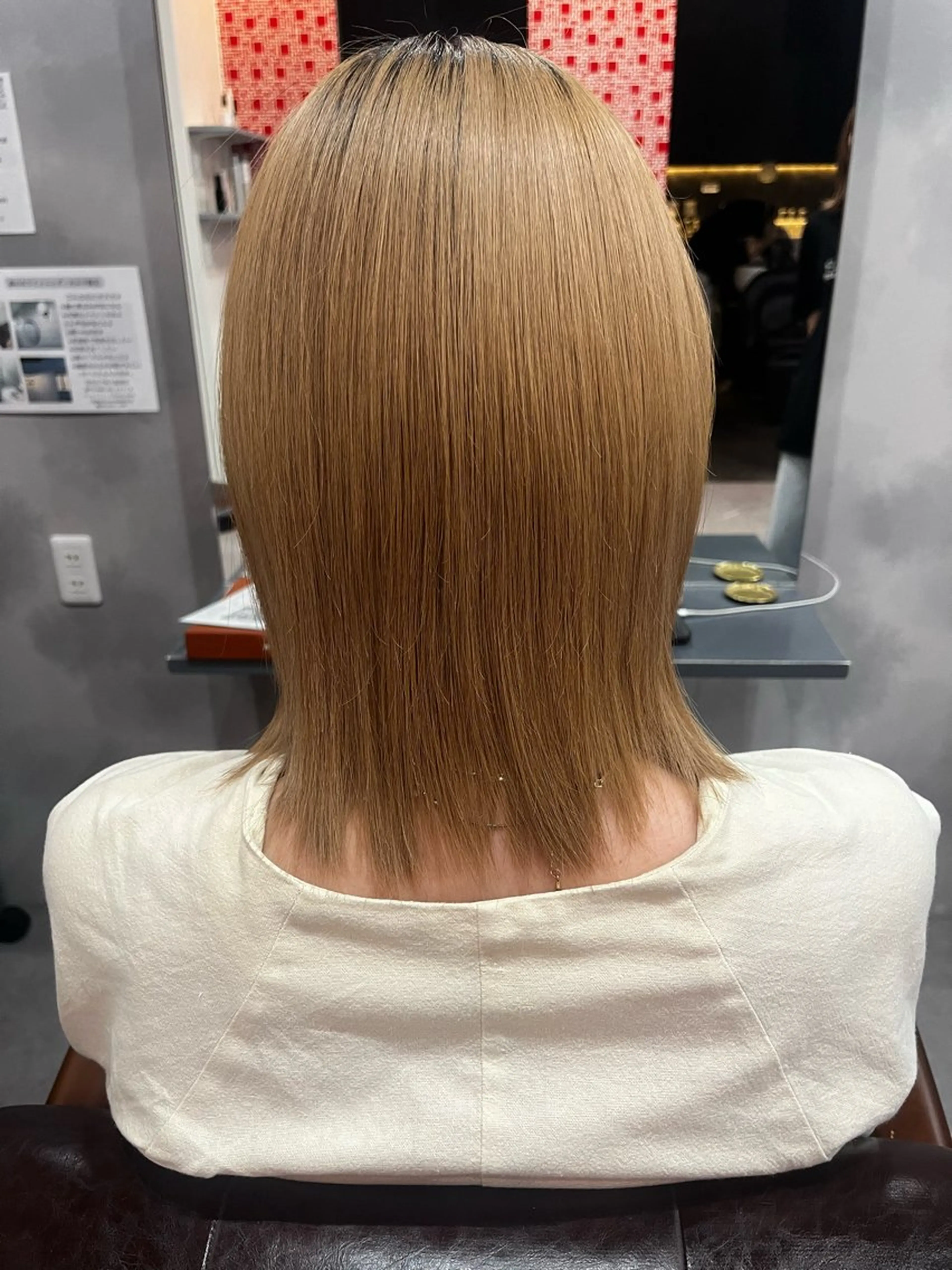 セミロング 水谷 春音のヘアスタイル