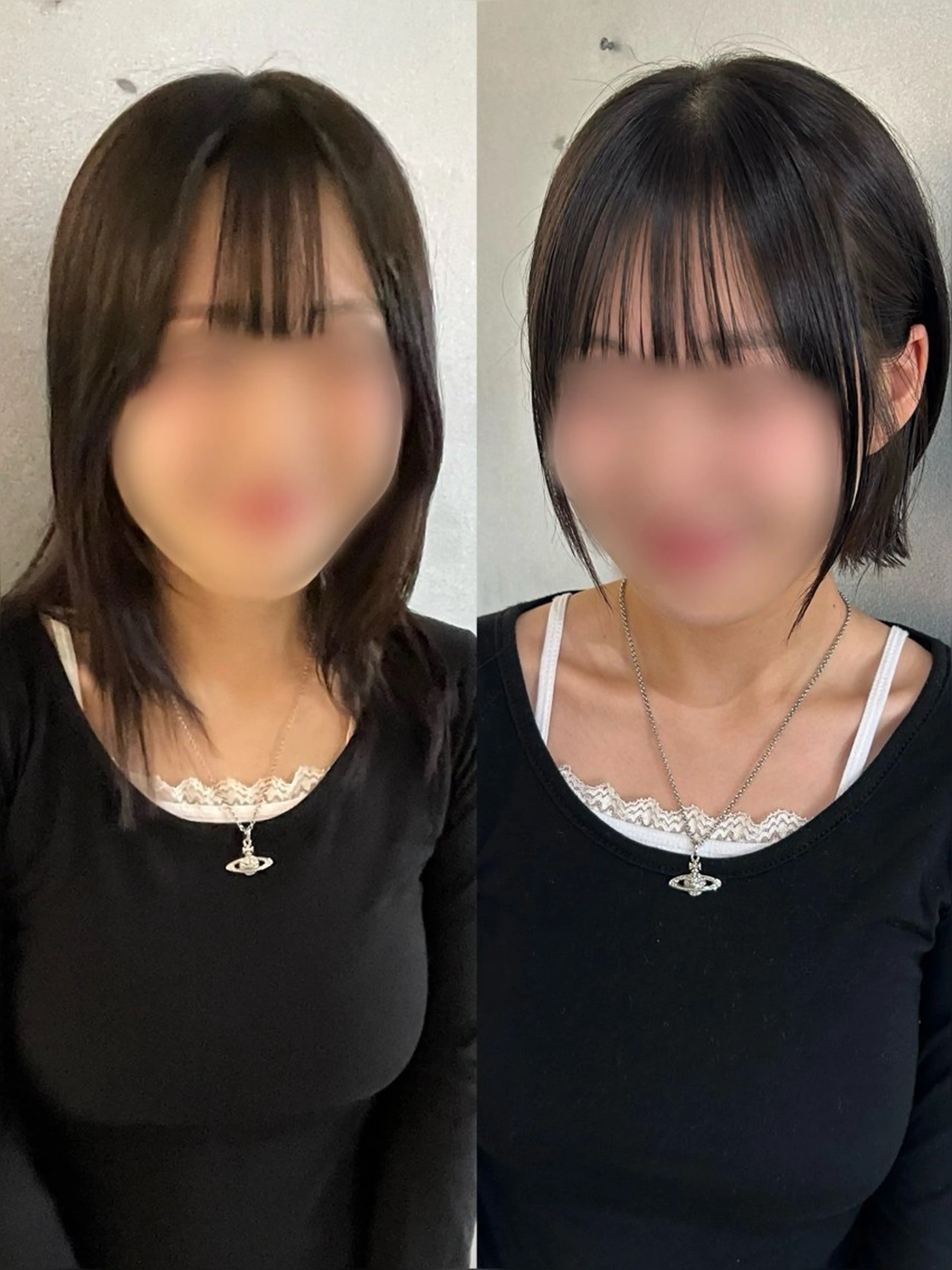 ショート ボブレイヤー ボブ タンバルモリ 韓国風ヘア レイヤーカット カット 韓国リアルハッシュ レイヤーカットのヘアスタイル