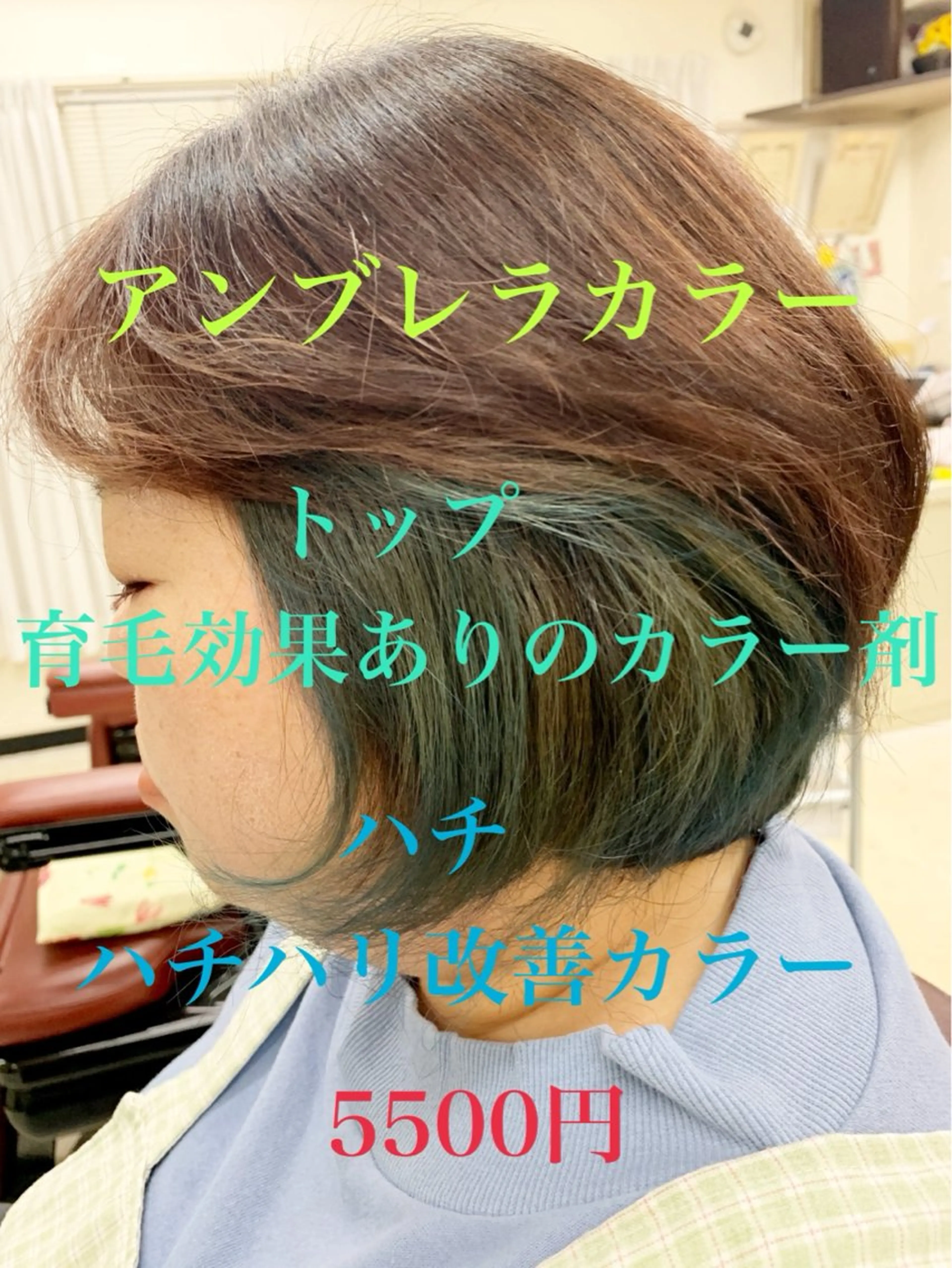 カラー 竹内 秀美のヘアスタイル