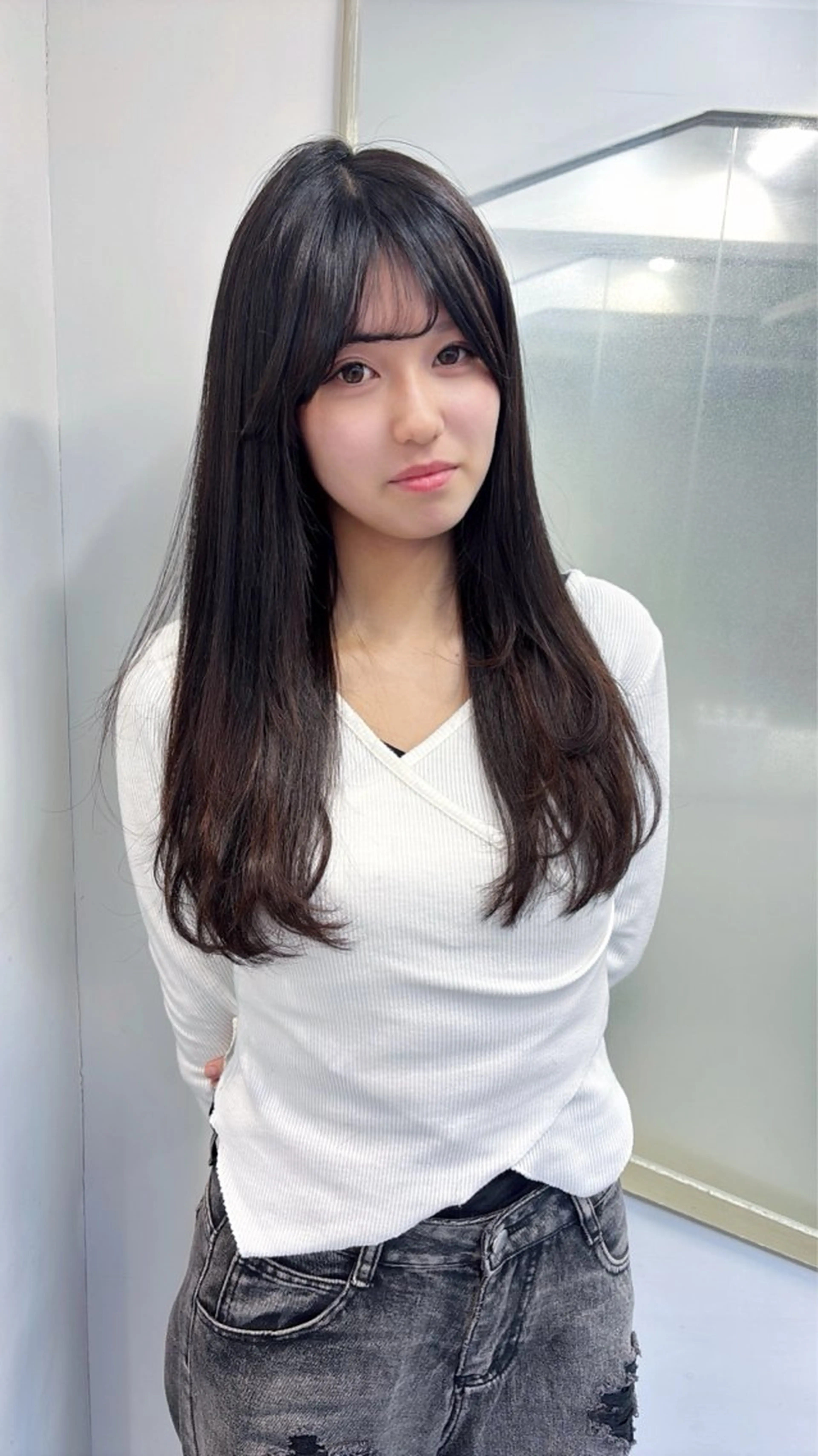 ロング レイヤーカット TRUNS所属・🫧髪質改善特化/ 縮毛矯正/🫧鈴木透のヘアスタイル