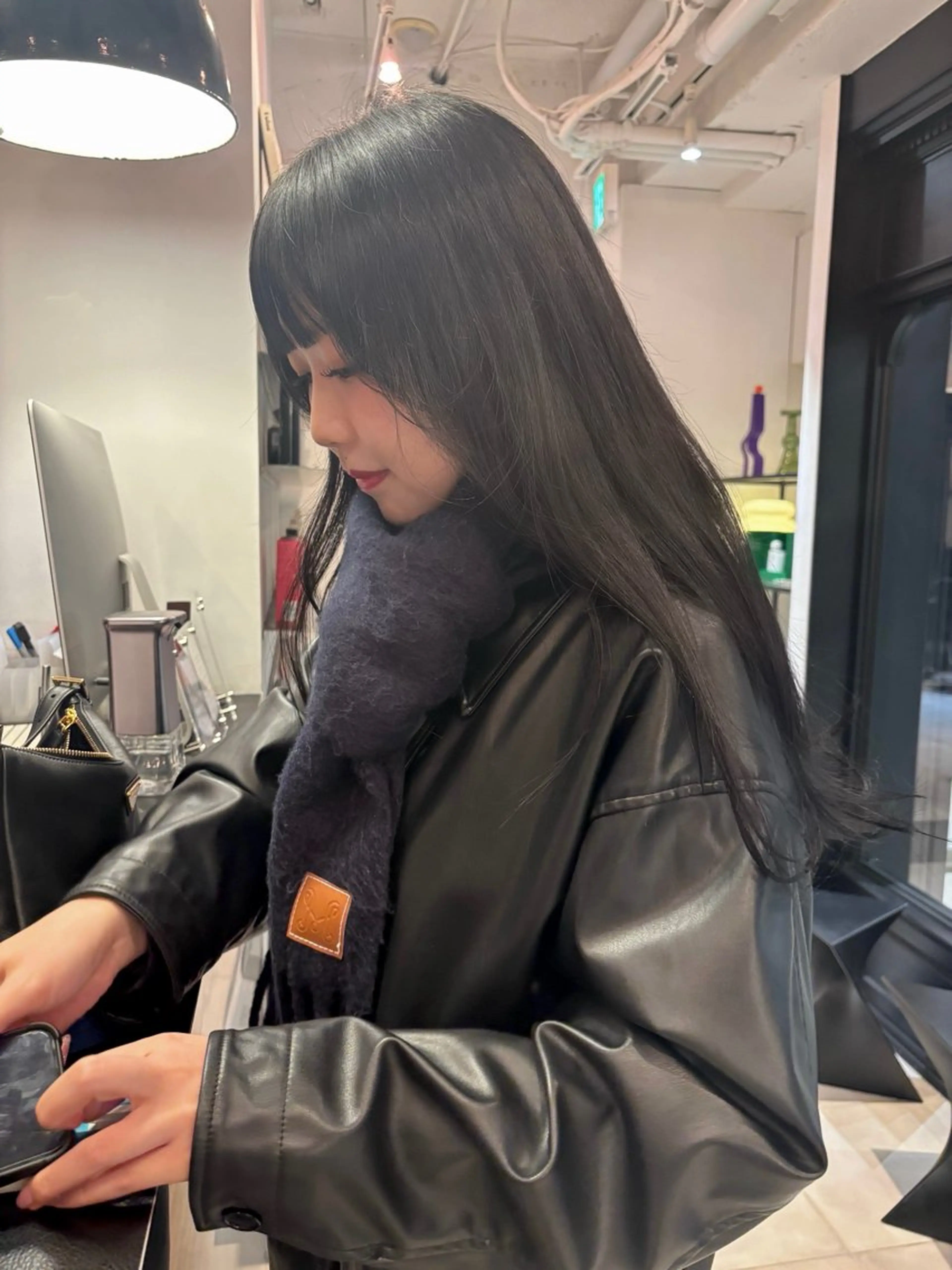 ロング カラー カット ヘアカラー riria/ボブ /ブラウンカラー🎀のヘアスタイル