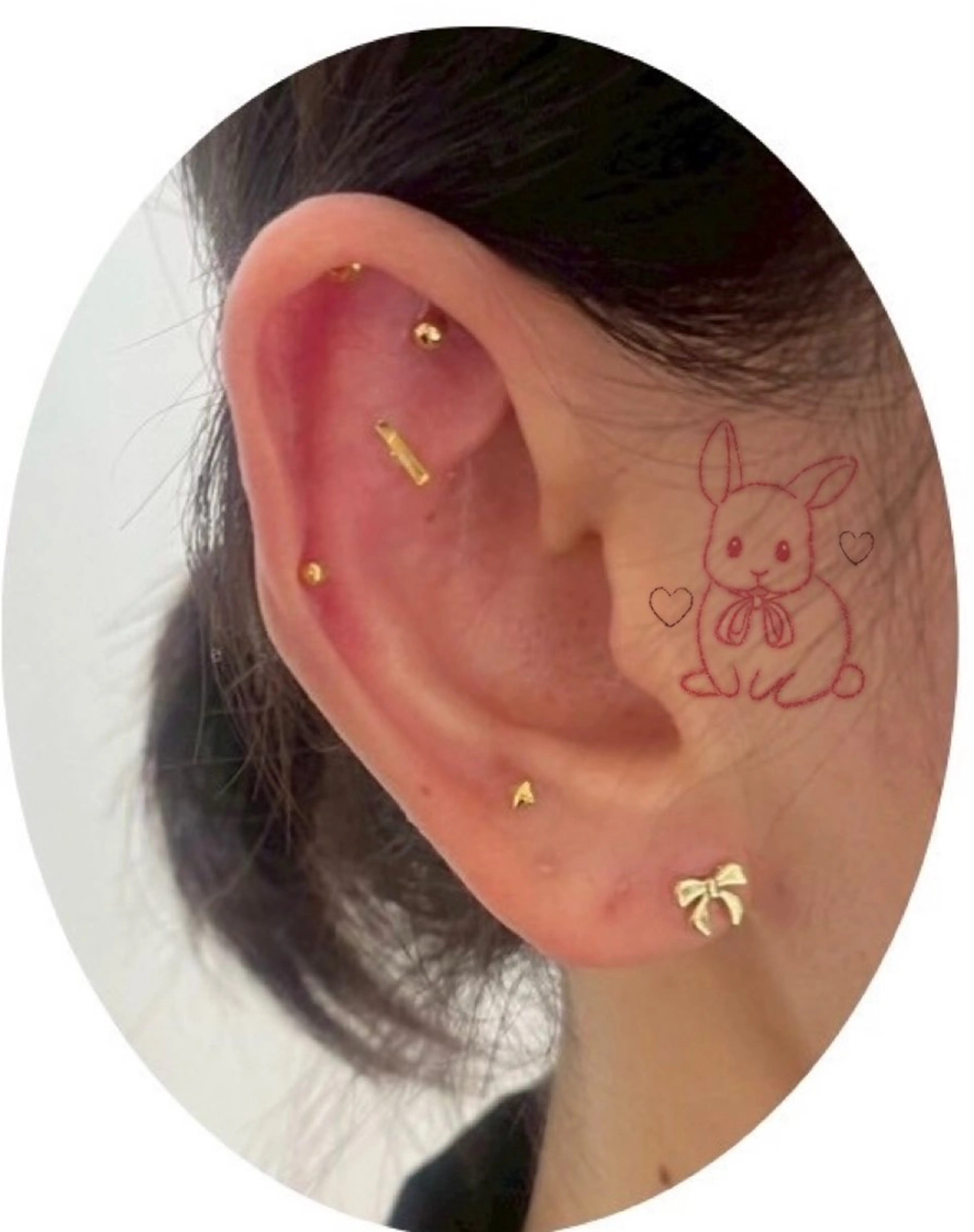 耳ツボジュエリー撮影モデル募集中💎 2025年トレンド先取り!話題沸騰中の【耳ツボジュエリー】両耳12個まで。の写真