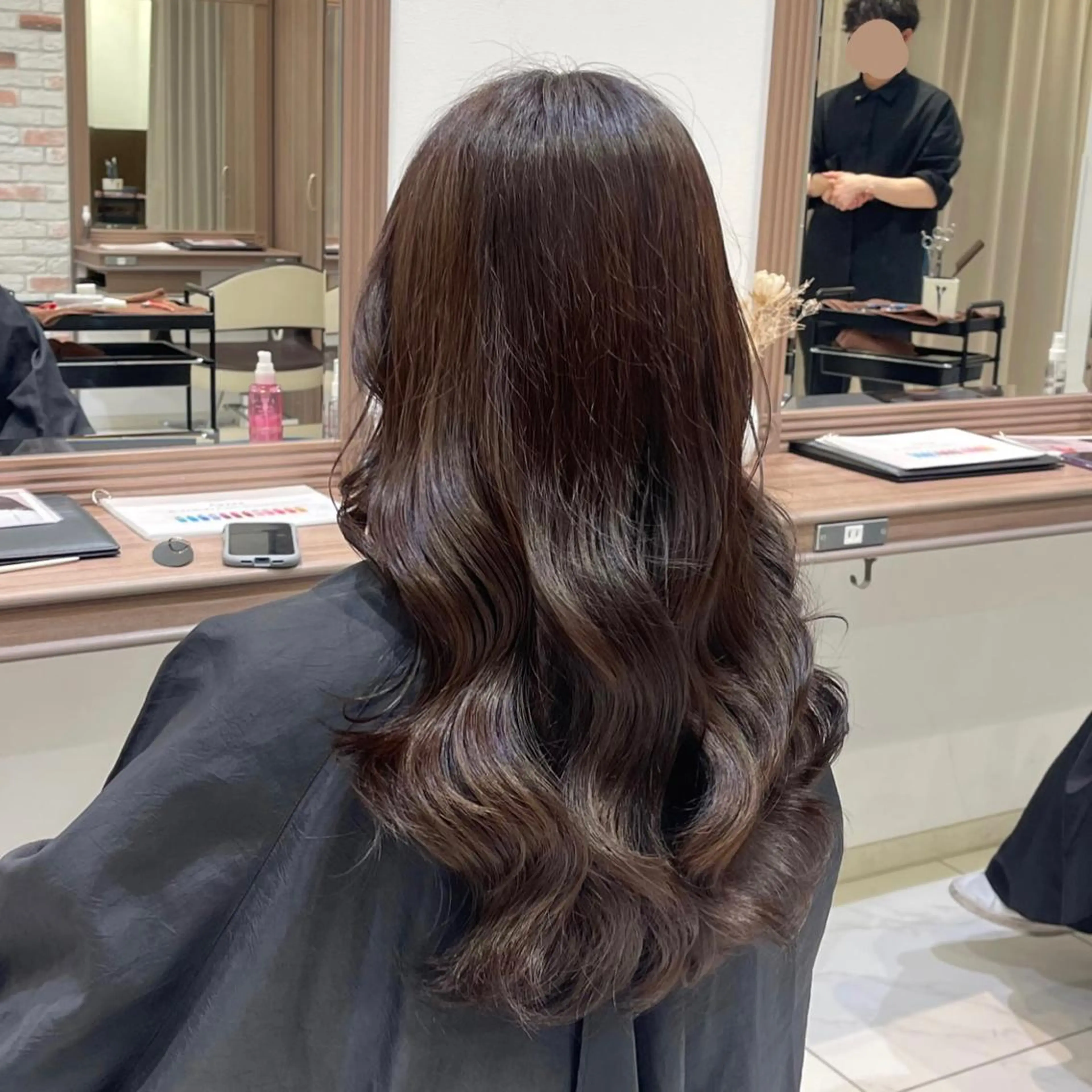 ロング カラー ヘアアレンジ ヘアカラー 𓍯暖色/韓国風 田中沙羅‎𓍯のヘアスタイル