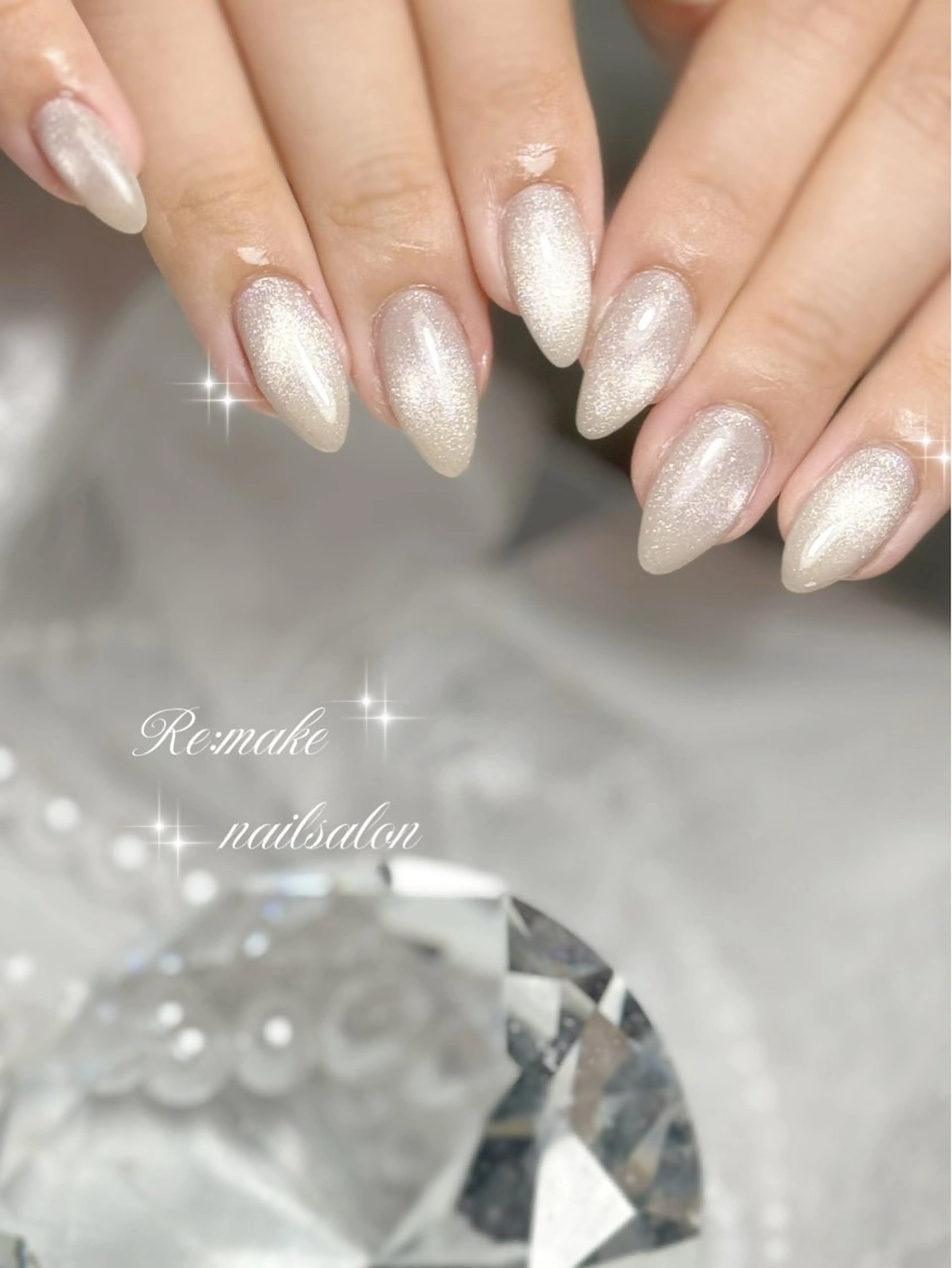 ネイル マグネットネイル ハンドネイル Suetake Shuriのネイルデザイン