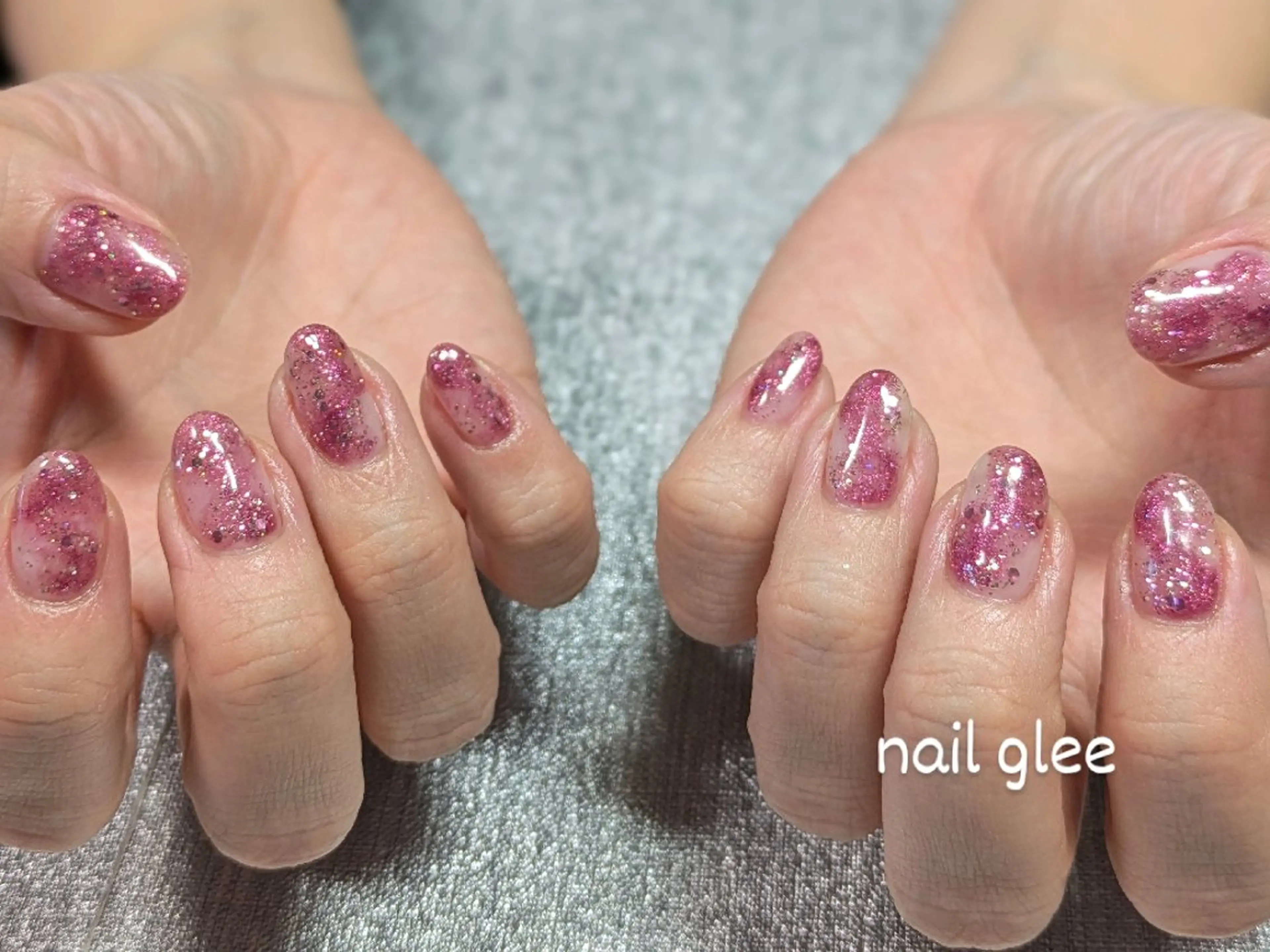 ネイル ハンドネイル Azusa .nail gleeのネイルデザイン