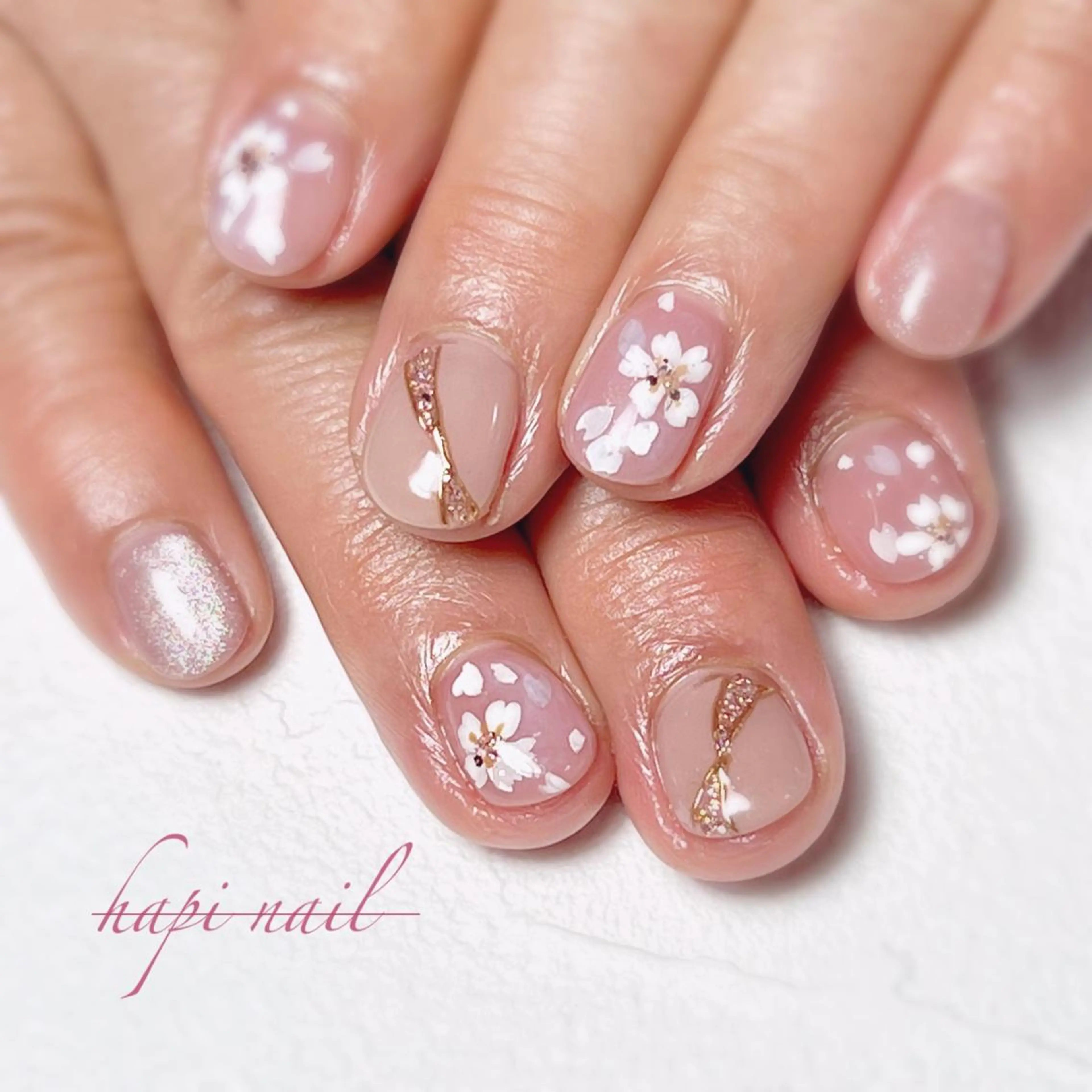 ネイル 《深爪緩和》《自爪育成》ネイルのお悩み専門サロン    Hapi : ）所属・Rio nail まなみのネイルデザイン