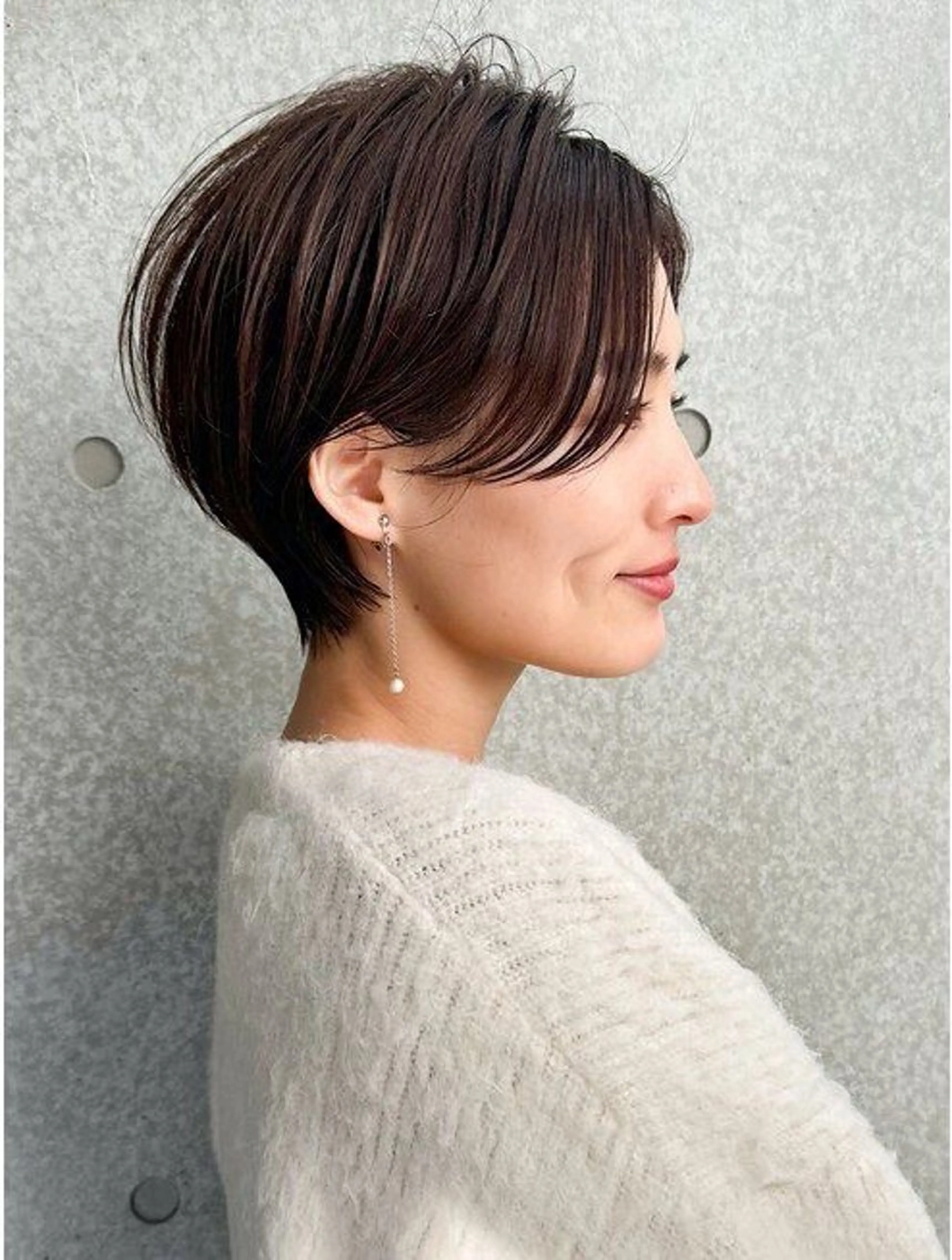 ショート レイヤーボブ/ 艶カラー/サナ🌼のヘアスタイル