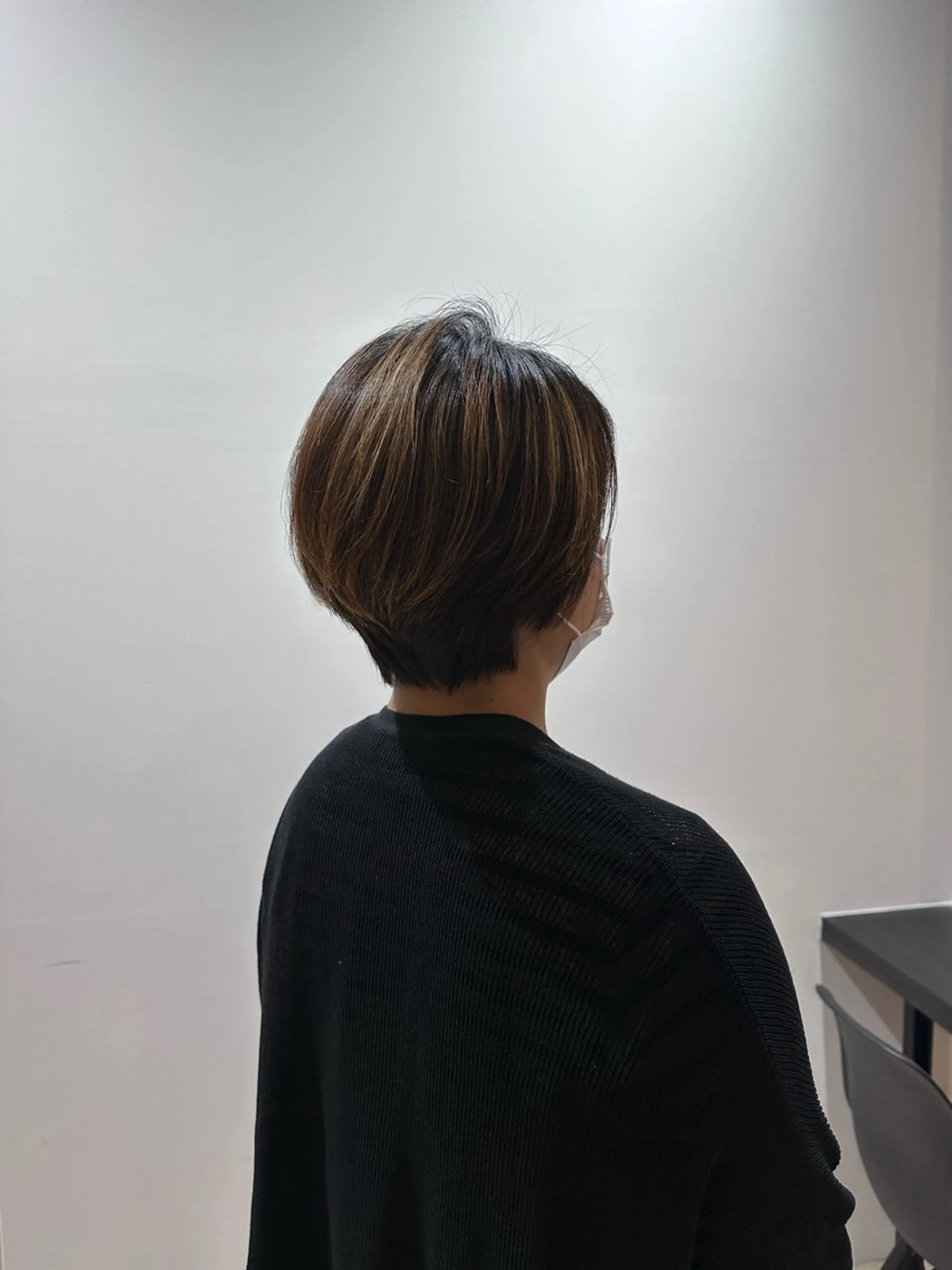 ショート パーマ 出路 亜理紗のヘアスタイル