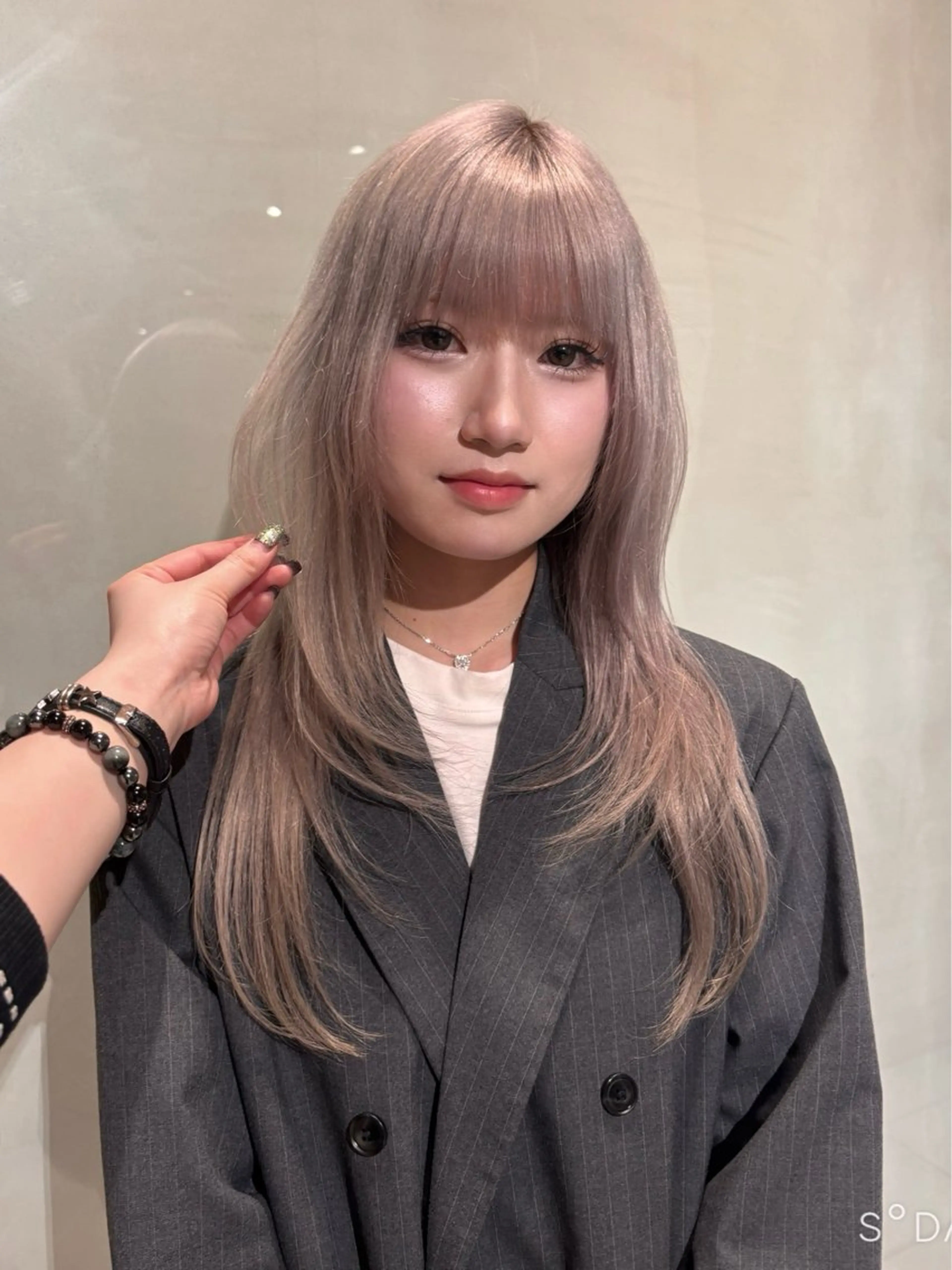 ロング カラー ヘアカラー ⠀ リコのヘアスタイル