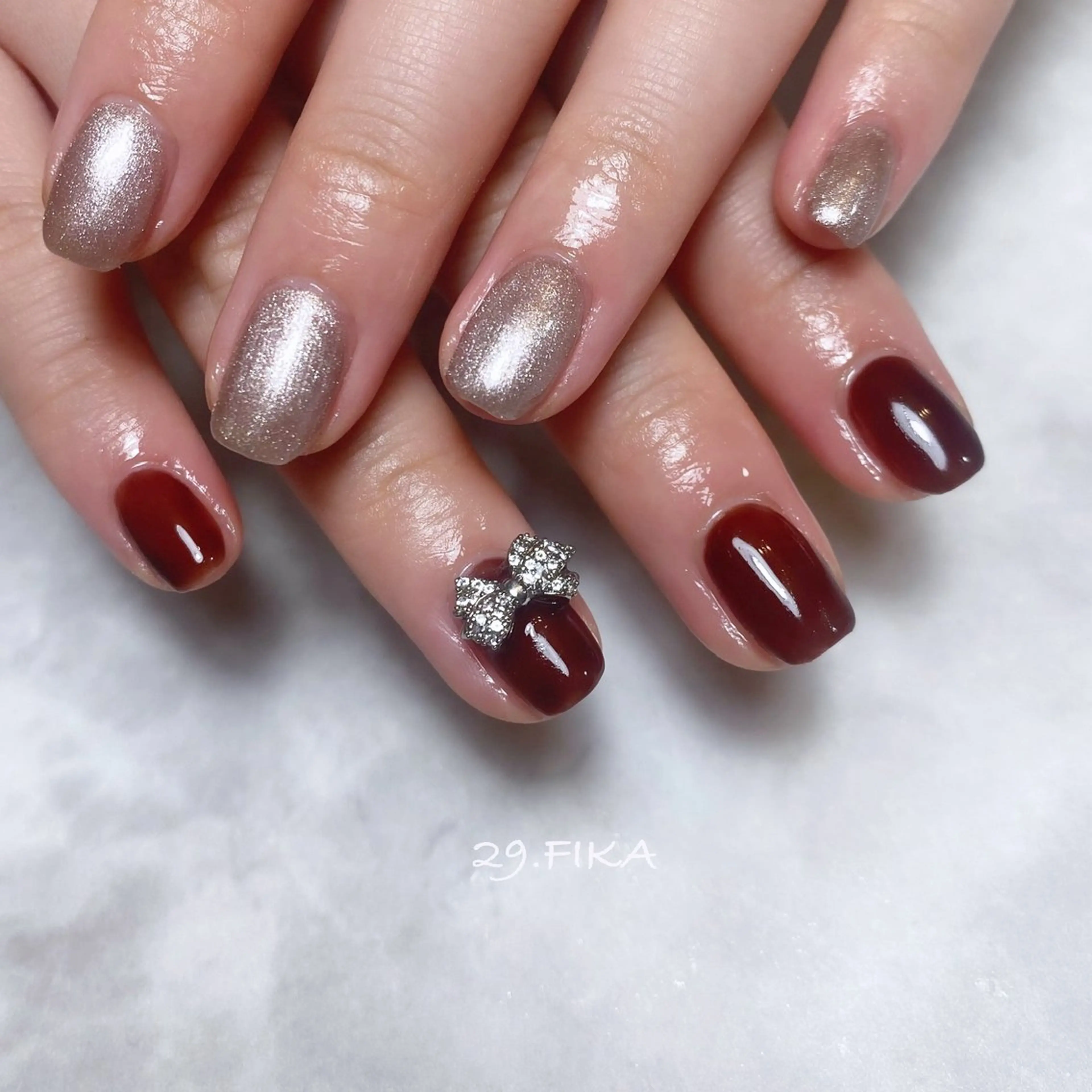ネイル ハンドネイル 29.FIKA misaのネイルデザイン