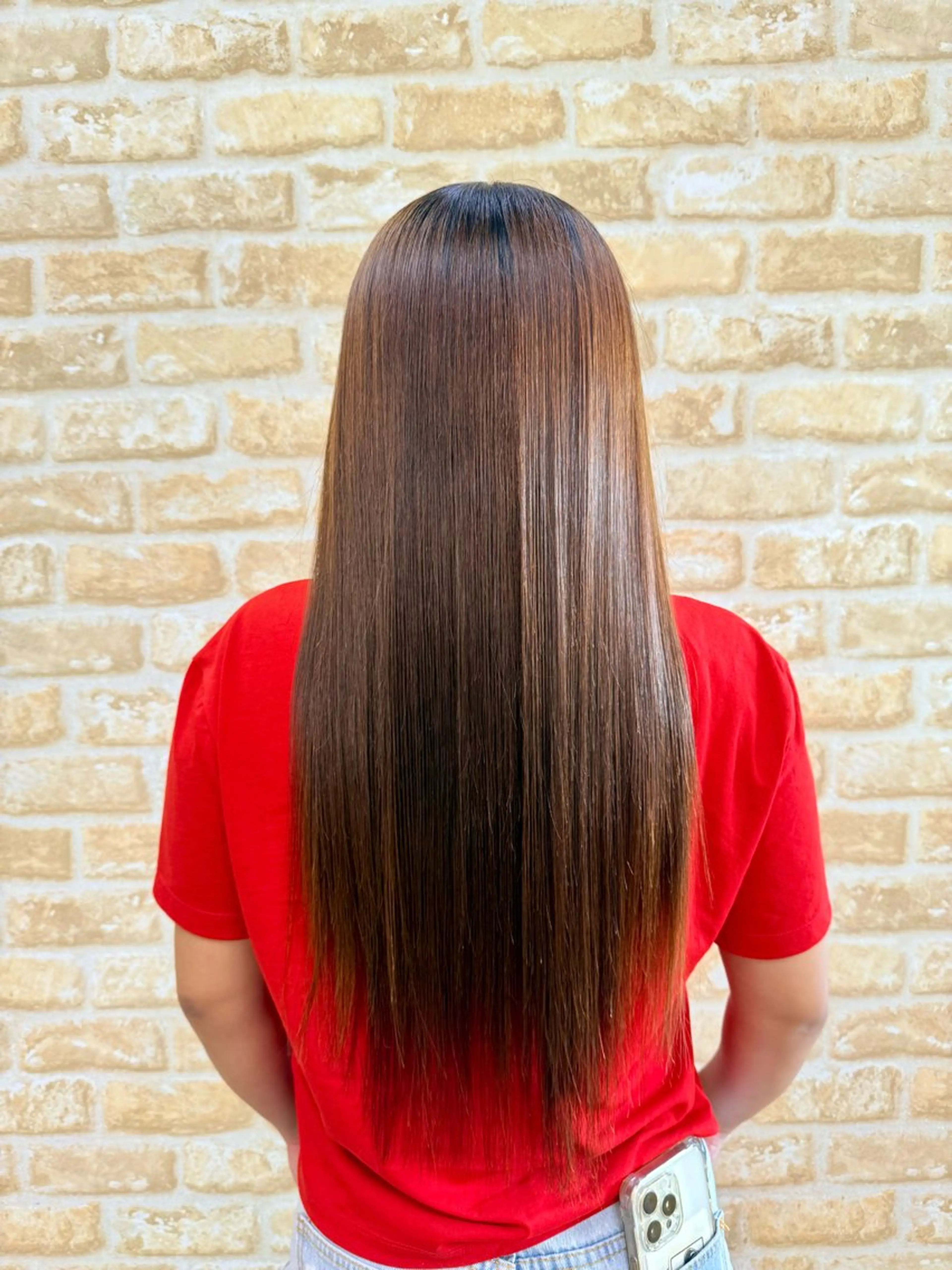 ロング 大西 瑠奈のヘアスタイル