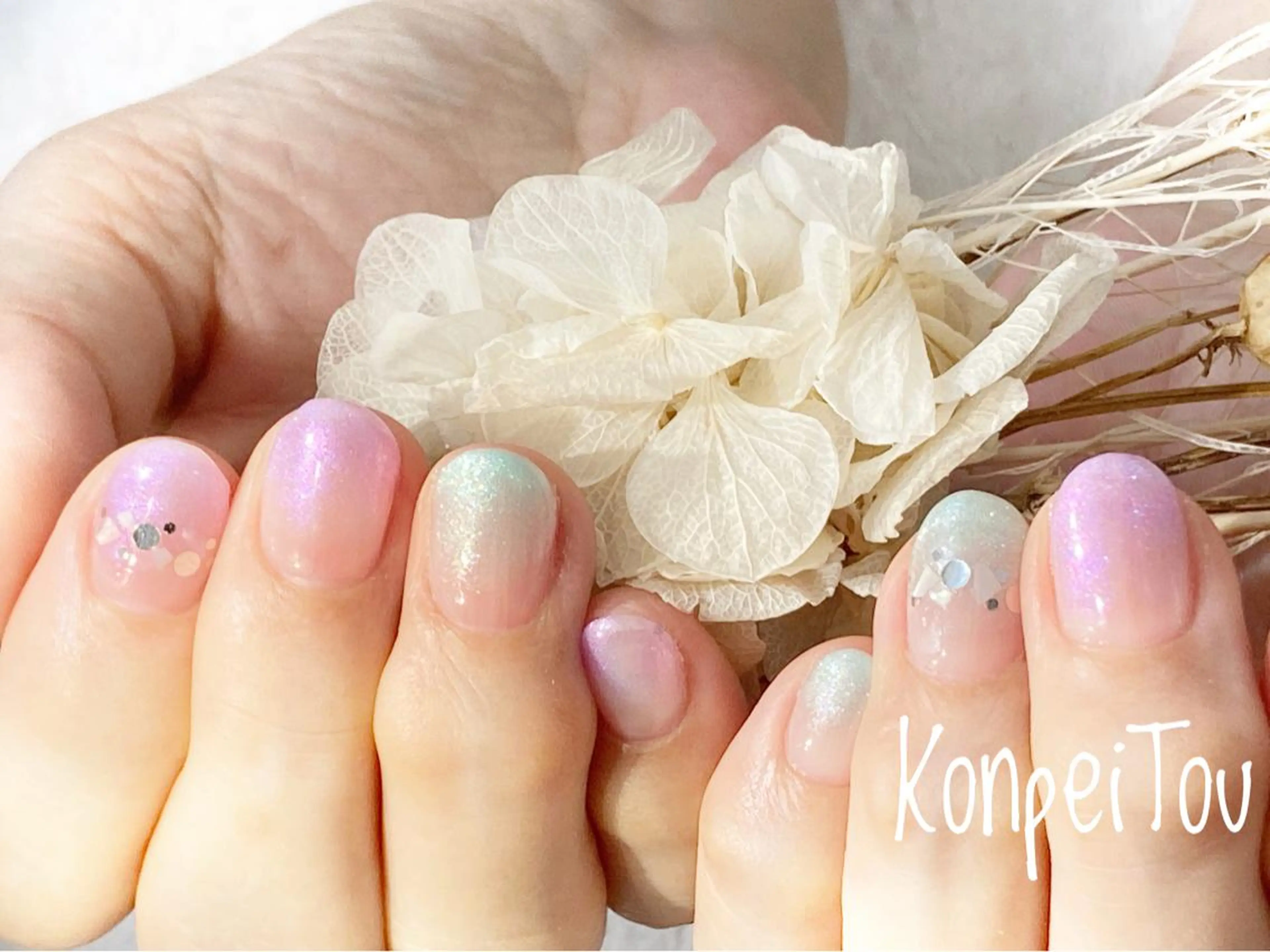 ネイル ハンドネイル おうちのネイルサロン　konpeiTou〜こんぺいとう〜所属・おうちのネイルサロン KonpeiTouのネイルデザイン