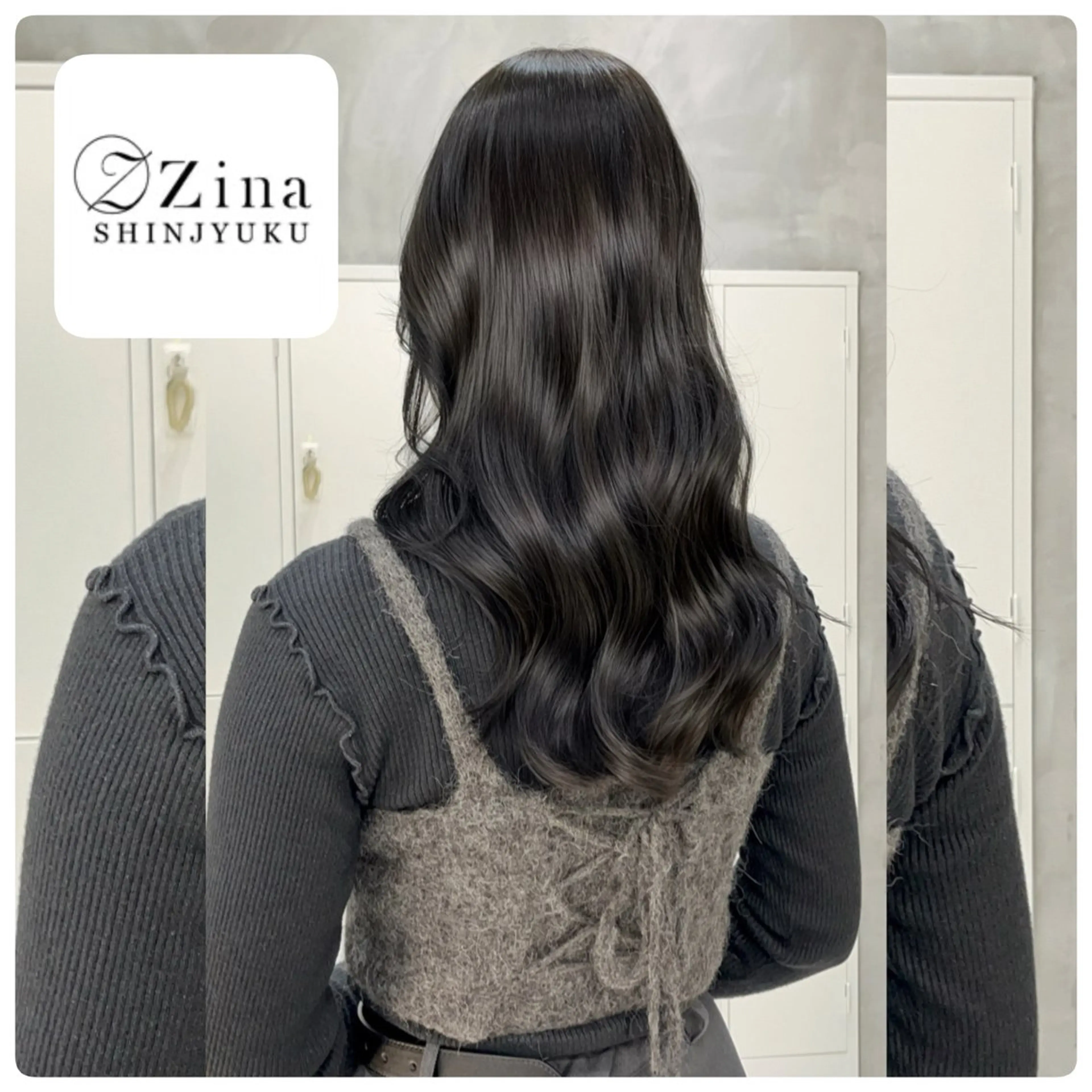 ロング 新宿📍韓国ヘア 🇰🇷透明感カラーのヘアスタイル