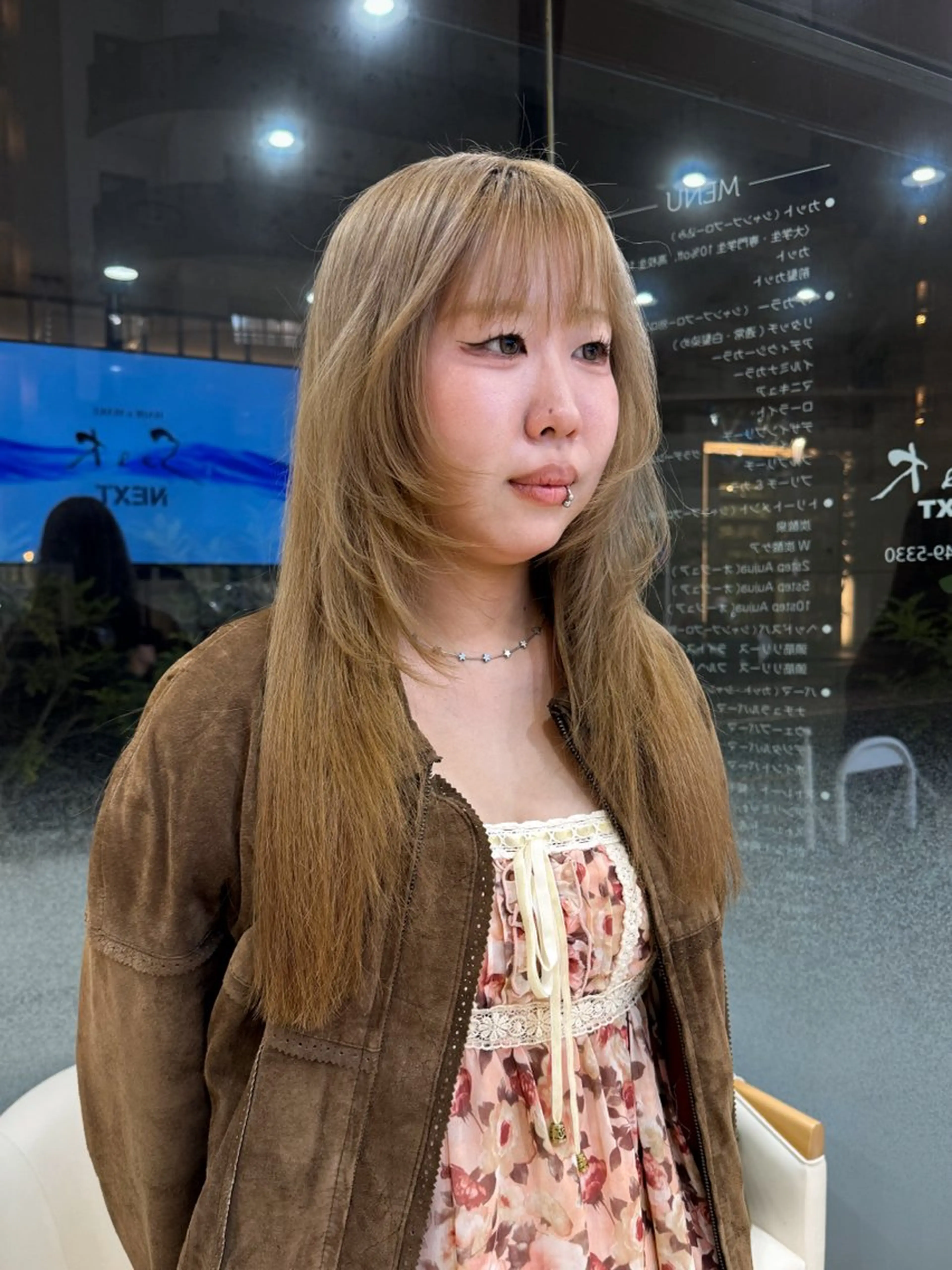 ミディアム カラー カット ヘアカラー Seeknext // Rukaのヘアスタイル