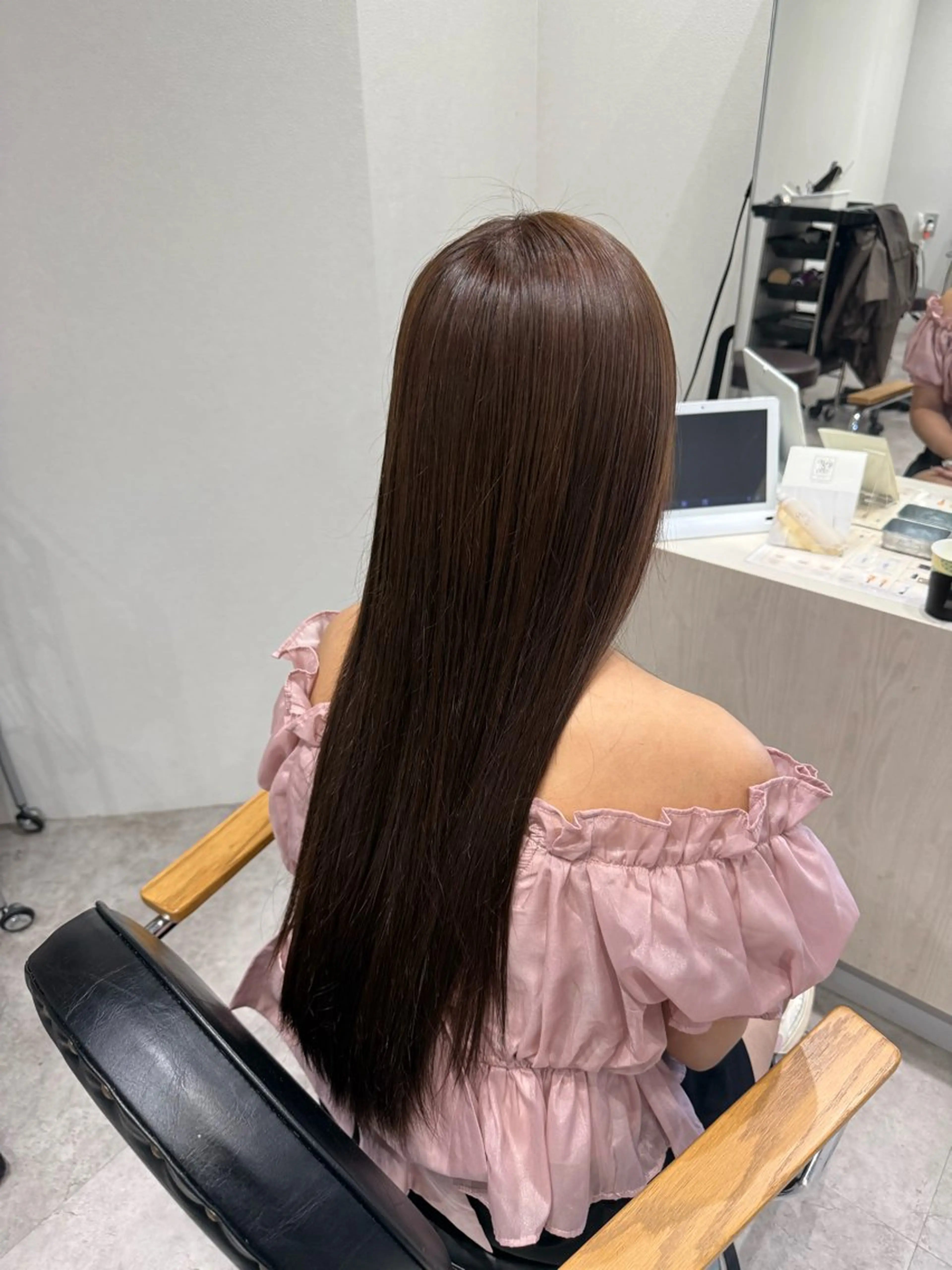カラー ベージュカラー ココアベージュ ヘアカラー soyon 心斎橋店のヘアスタイル