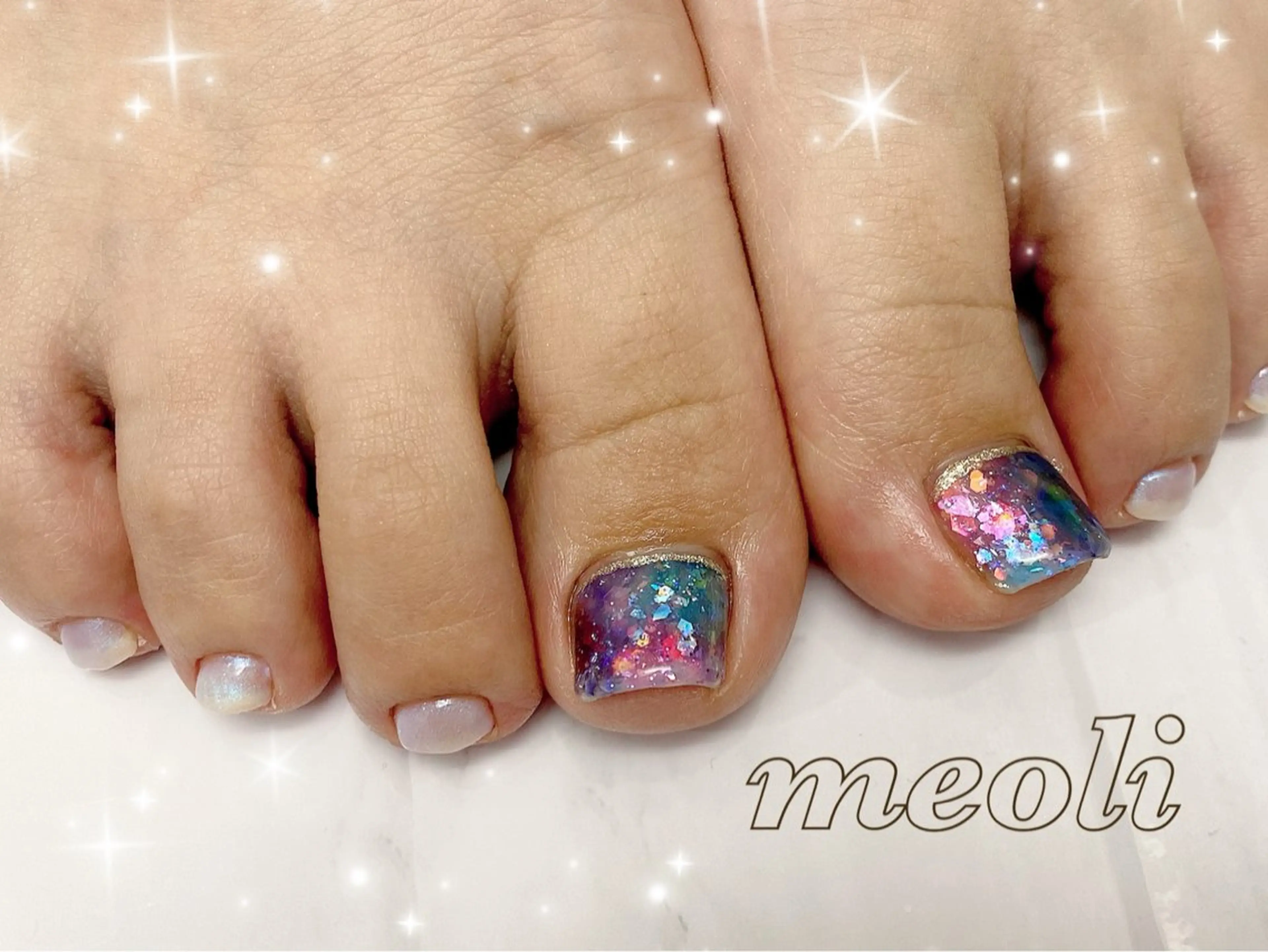 ネイル フットネイル nail salon meoli メグのネイルデザイン